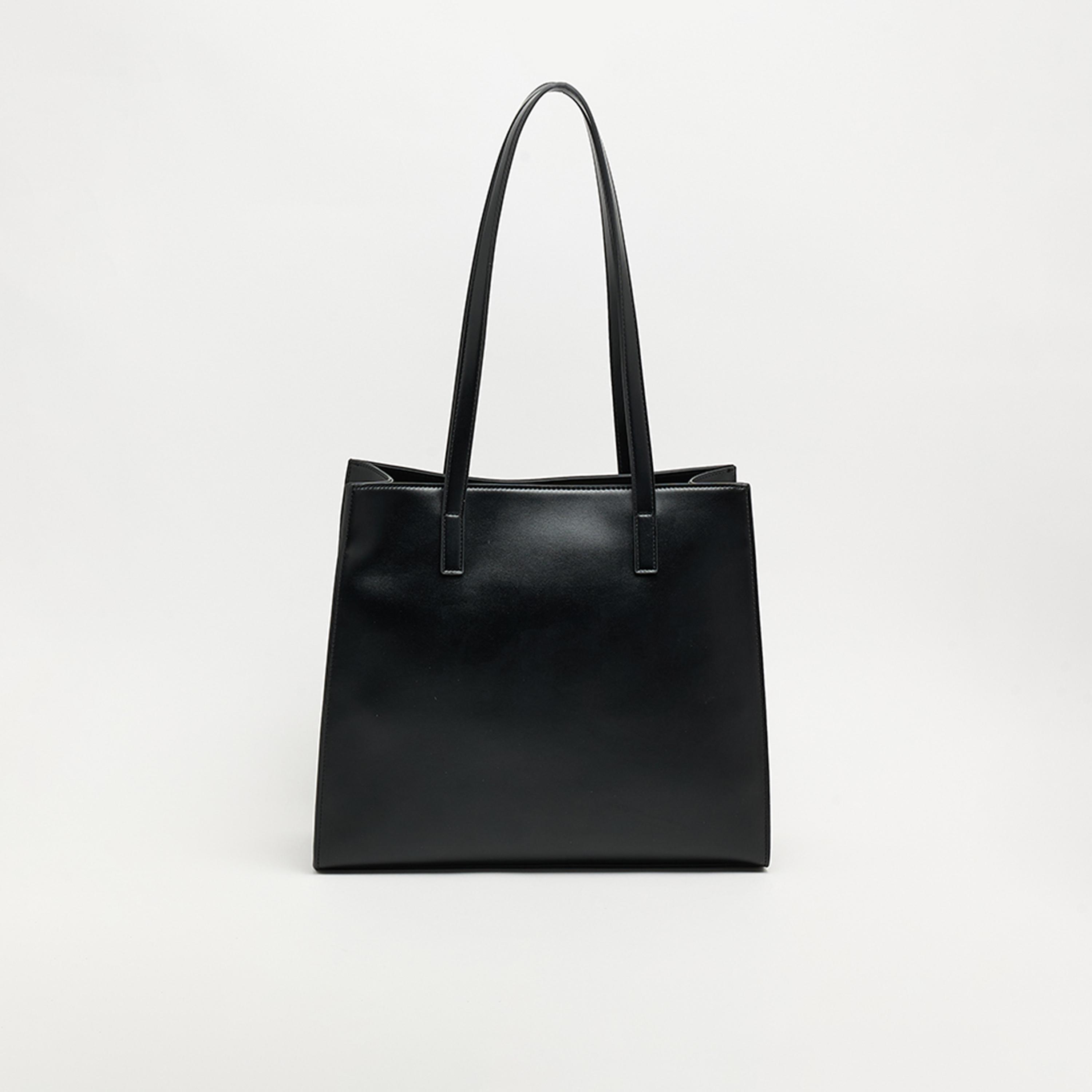 بي سي بي جي - شنطة كتف عادية بمقبض علوي وسحاب إغلاق | 35 × 30 × 13 سم-women-bagsandwallets-handbags-image-3