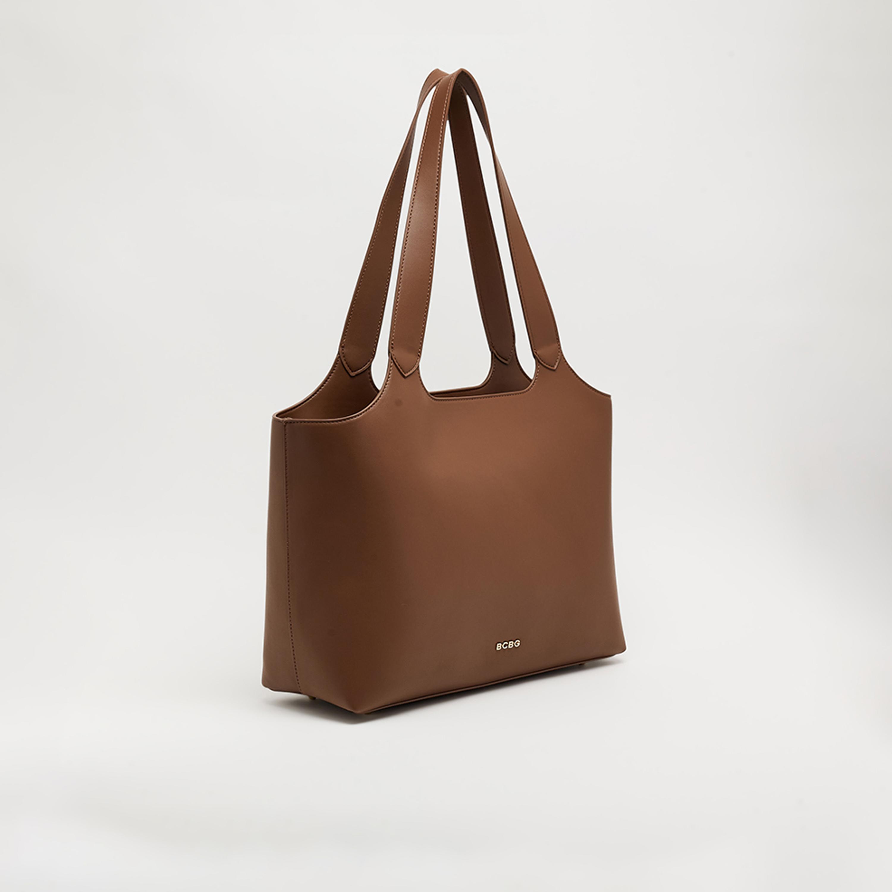 بي سي بي جي - شنطة كتف عادية بمقبض علوي وإغلاق بسحاب | 45 × 30 × 19 سم-women-bagsandwallets-handbags-image-3