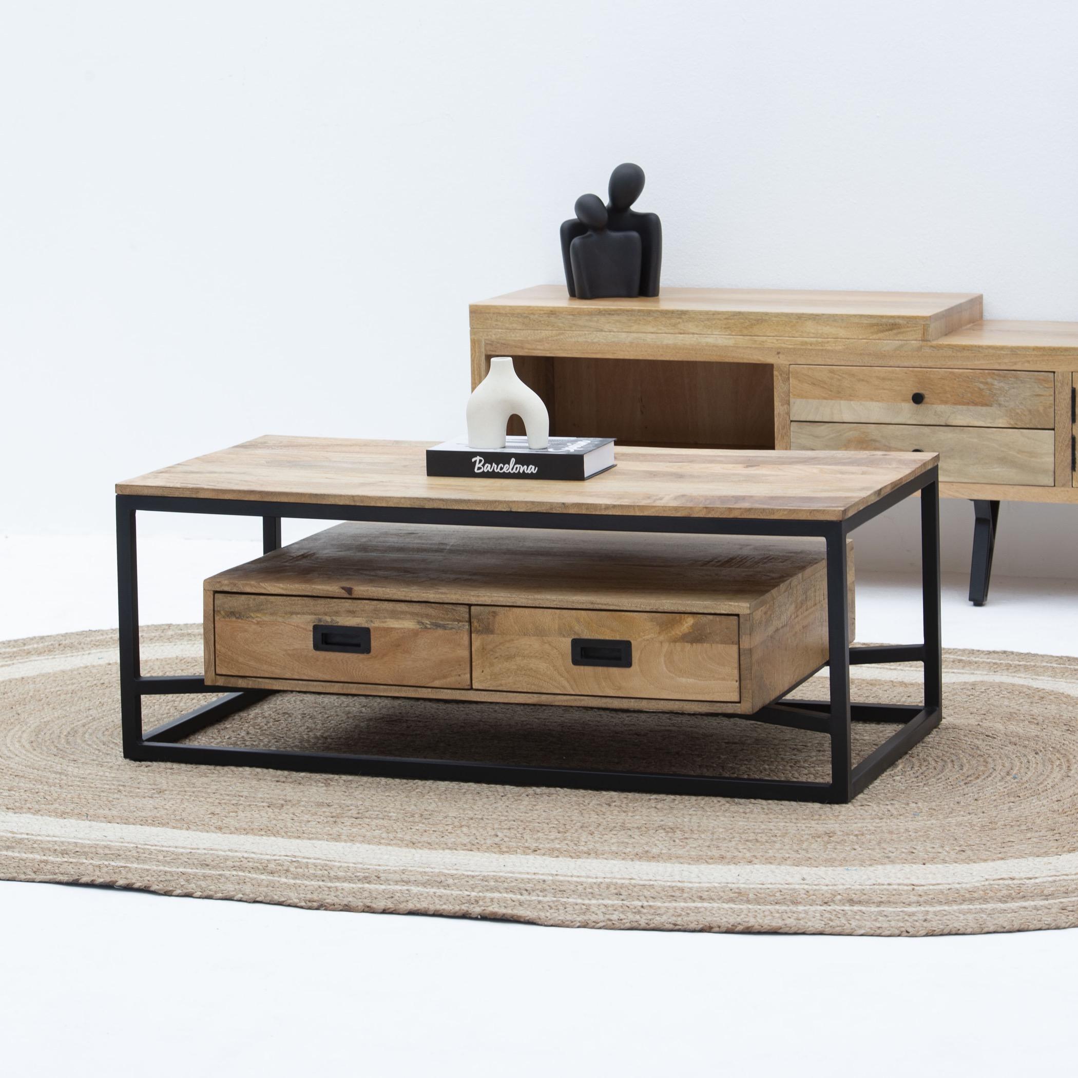 Art and Craft Wooden Coffee Table
