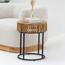 طاولة جانبية بسطح خشب - مونتيرا من آرت آند كرافت-furniture-livingroom-sideandendtables-image-1