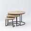 Art and Craft Mangoedge 3-Piece Wooden Top Coffee Table Set-furniture-livingroom-coffeetables-image-1