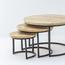 Art and Craft Mangoedge 3-Piece Wooden Top Coffee Table Set-furniture-livingroom-coffeetables-image-2