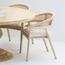 طاولة طعام 6 مقاعد بسطح خشبي بتصميم الساعة الرملية - آرت آند كرافت فيرونا-furniture-diningroom-diningtables-image-3