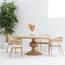 طقم سفرة بسطح خشبي لـ4 مقاعد فيرونا - آرت أند كرافت-furniture-diningroom-diningtables-image-1