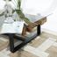 طاولة قهوة بسطح زجاجي - ريلواي لوج من آرت آند كرافت-furniture-livingroom-coffeetables-image-1