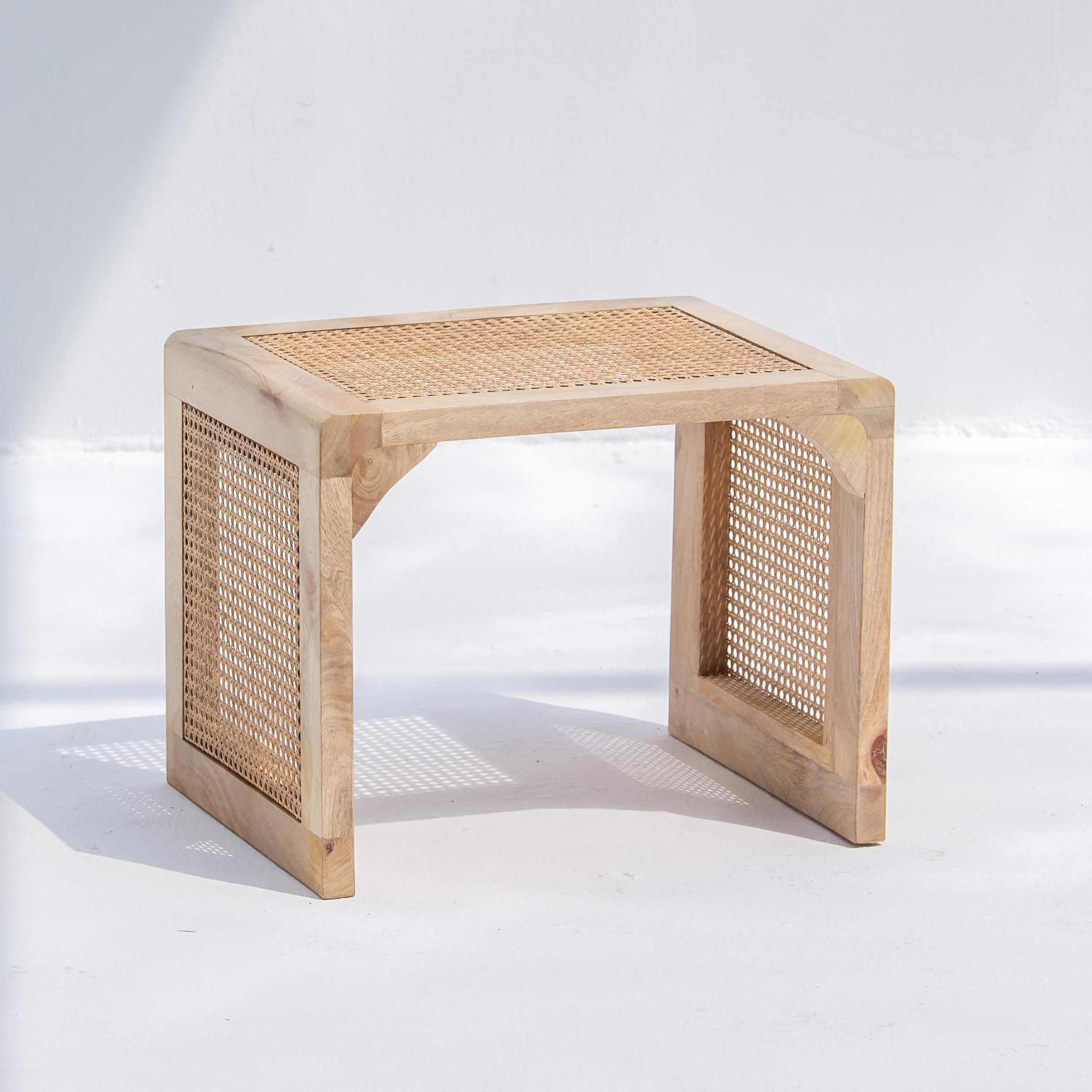 Art and Craft Canovia Wooden Top Side Table