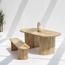 طاولة سفرة بسطح خشب لـ6 مقاعد - لويين من آرت آند كرافت-furniture-diningroom-diningtables-image-2