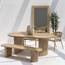 طاولة سفرة بسطح خشب لـ6 مقاعد - لويين من آرت آند كرافت-furniture-diningroom-diningtables-image-1