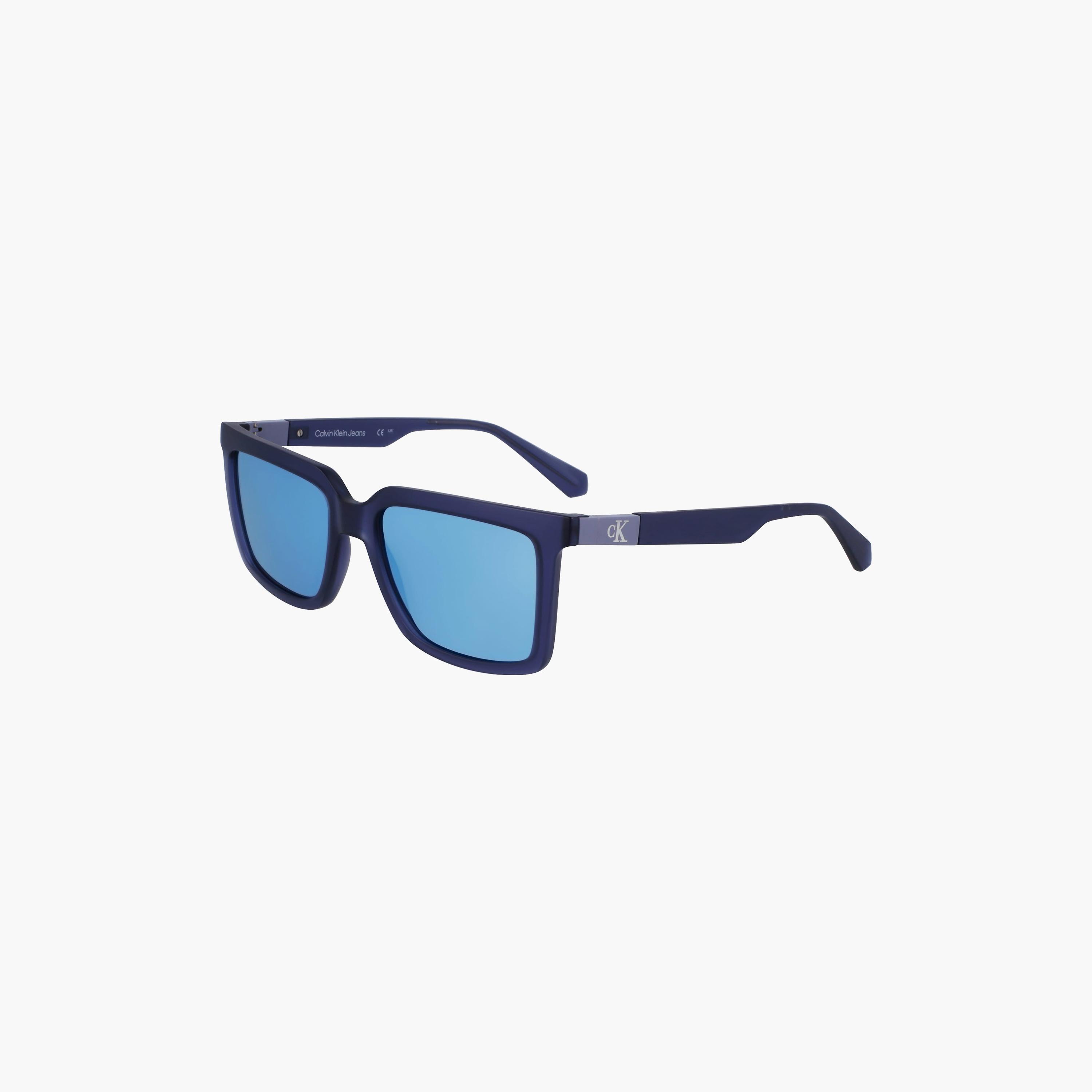 Calvin Klein Jeans Unisex Square Mirror Blue Sunglasses | CKJ23659S.050-men-sunglasses-image-1