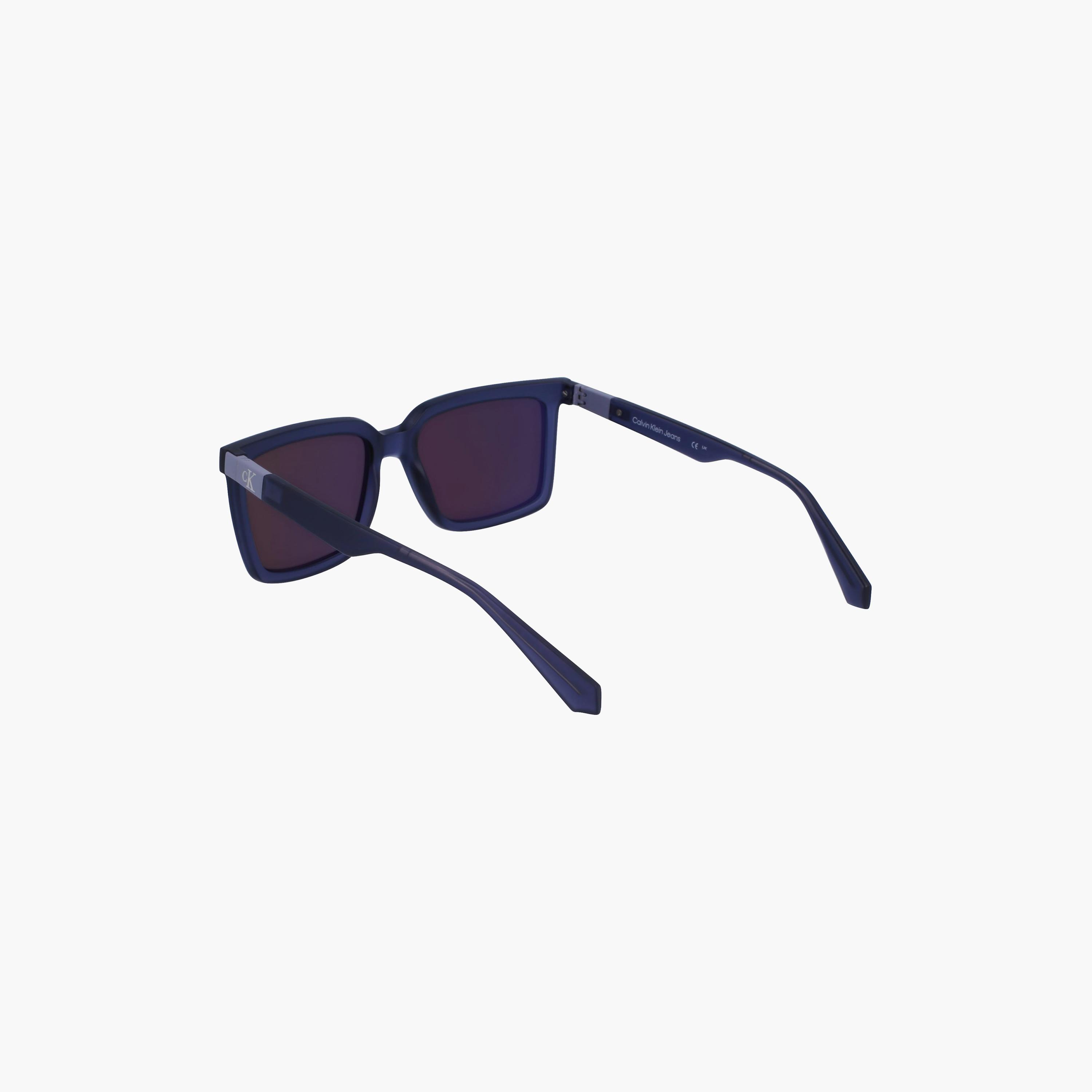 Calvin Klein Jeans Unisex Square Mirror Blue Sunglasses | CKJ23659S.050-men-sunglasses-image-2
