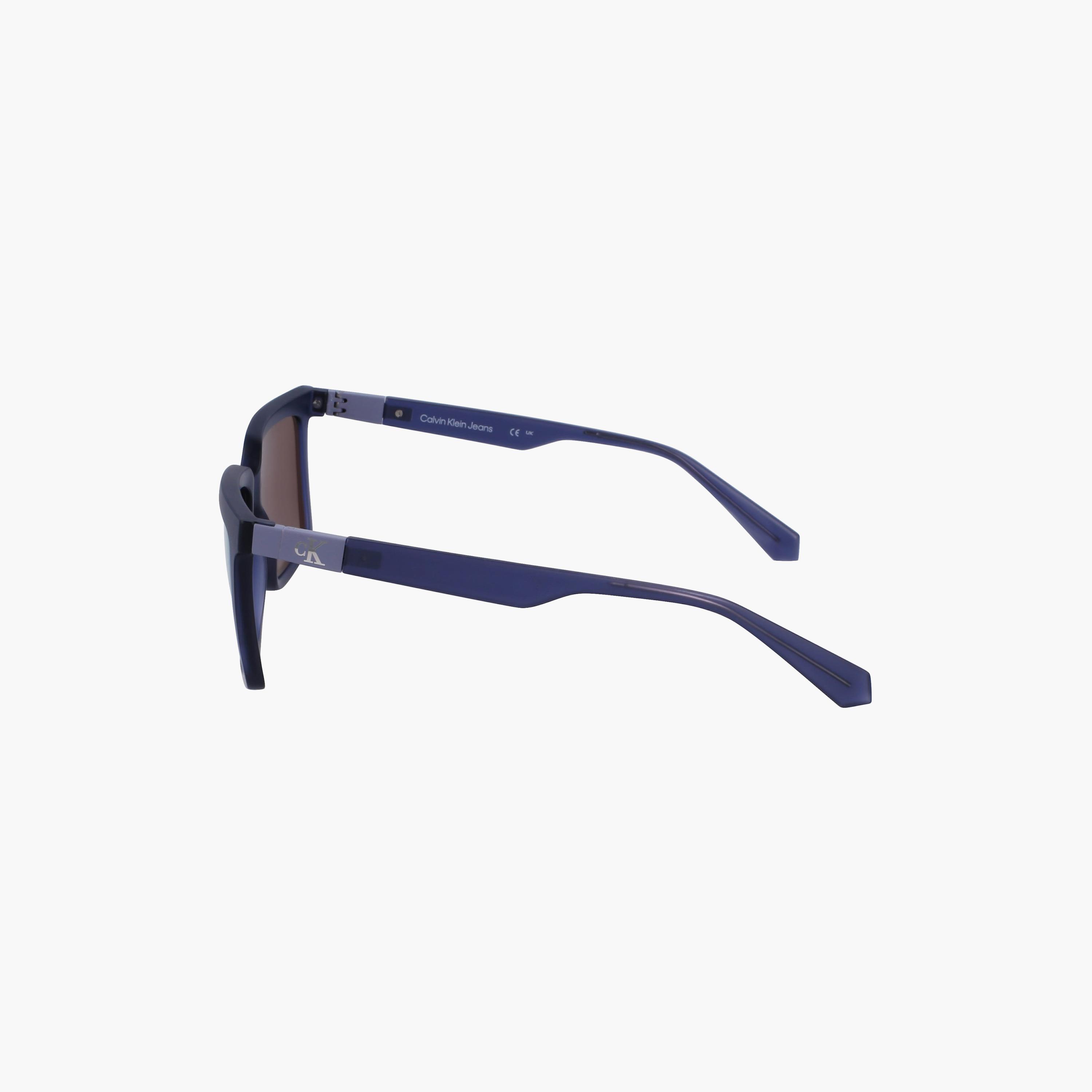 Calvin Klein Jeans Unisex Square Mirror Blue Sunglasses | CKJ23659S.050-men-sunglasses-image-4
