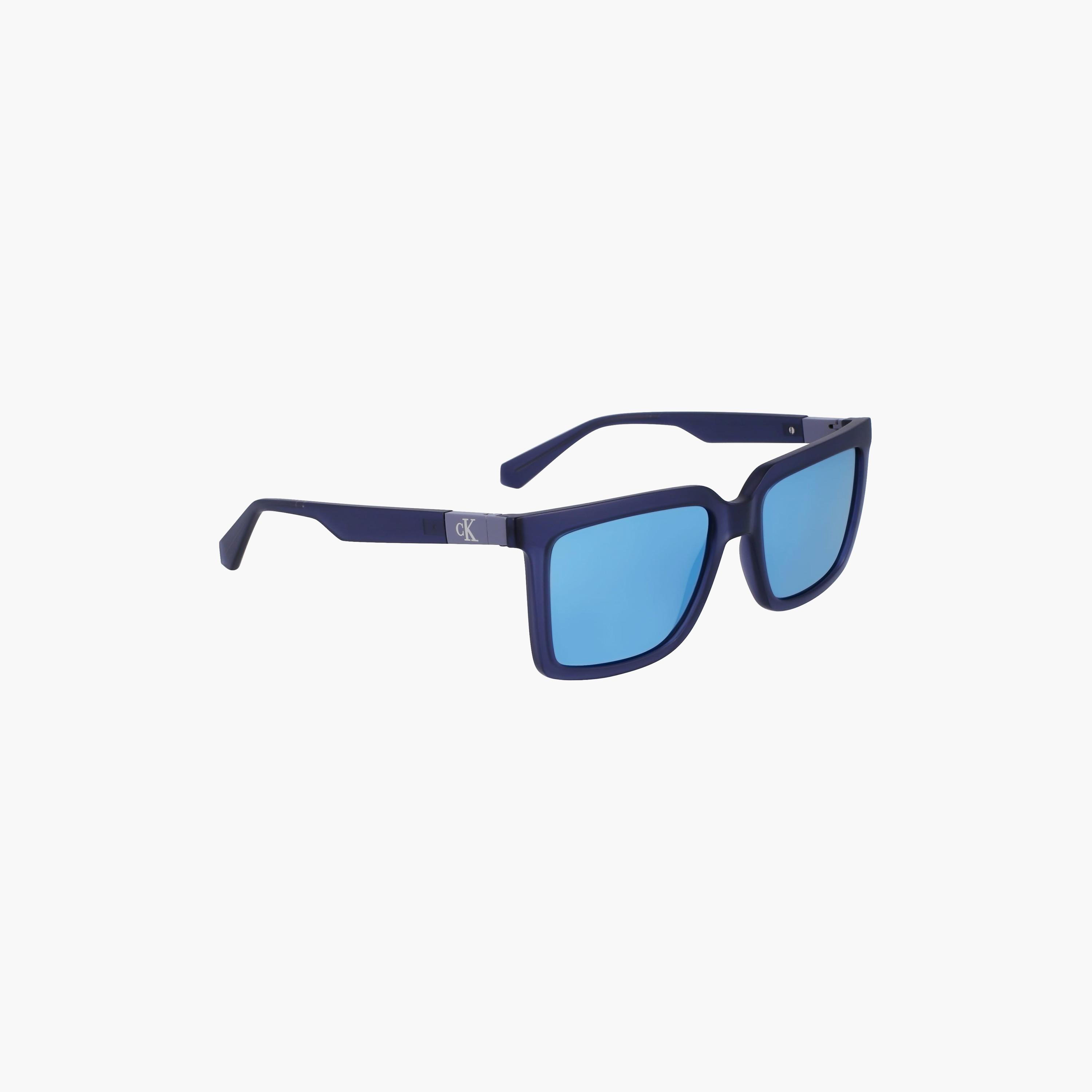 Calvin Klein Jeans Unisex Square Mirror Blue Sunglasses | CKJ23659S.050-men-sunglasses-image-5