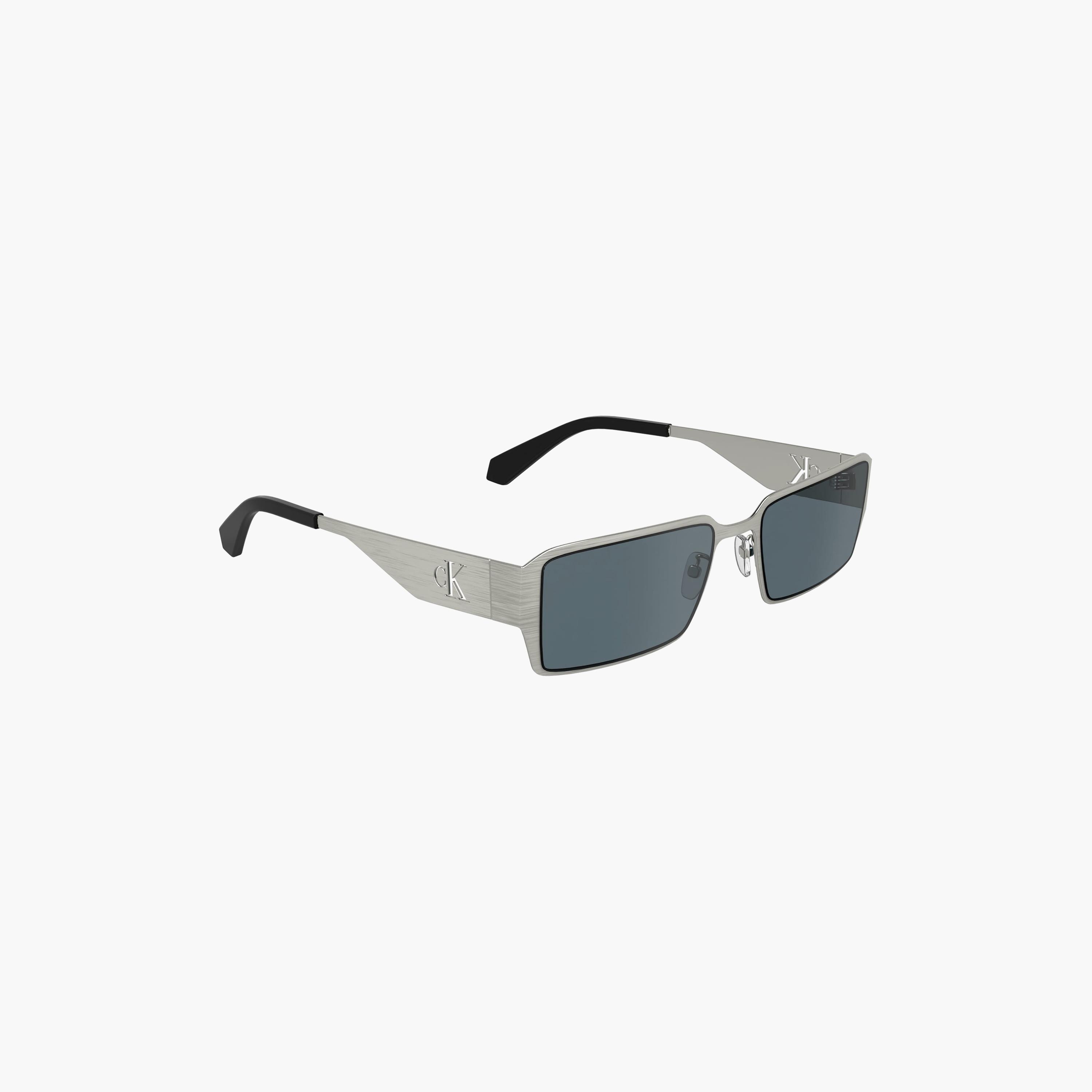 Calvin Klein Jeans Unisex Rectangle Mirror Blue Sunglasses | CKJ24206S.044-men-sunglasses-image-2