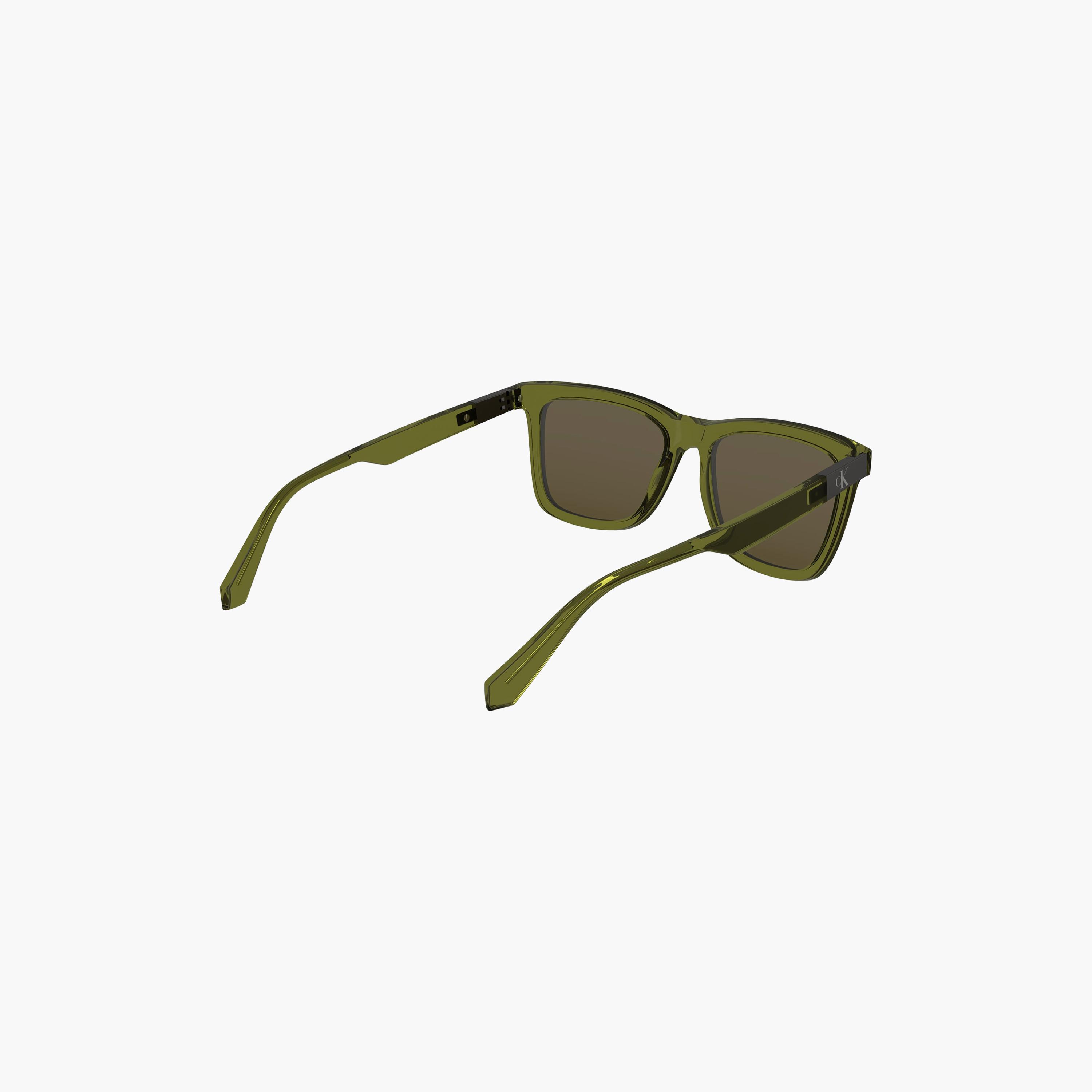 Calvin Klein Jeans Unisex Square Mirror Green Sunglasses | CKJ24601S.309-men-sunglasses-image-3