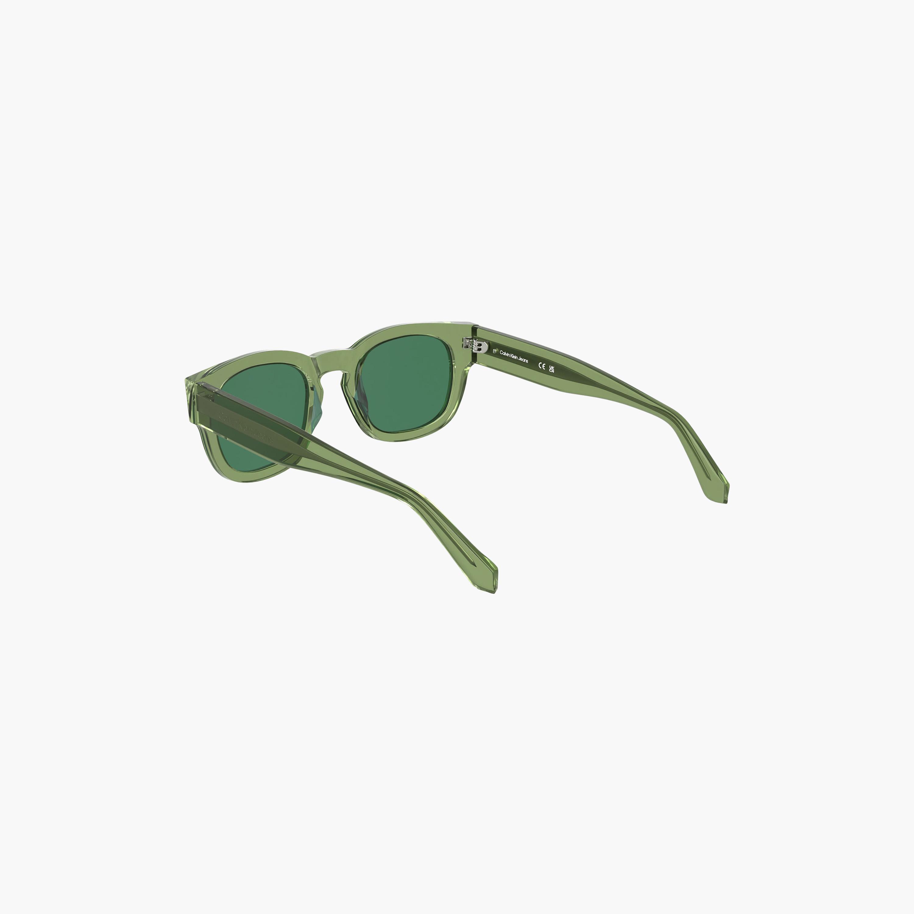 نظارات شمسية دائرية عاكسة خضراء من كالفن كلاين جينز للجنسين | CKJ25601S0.305-men-sunglasses-image-3