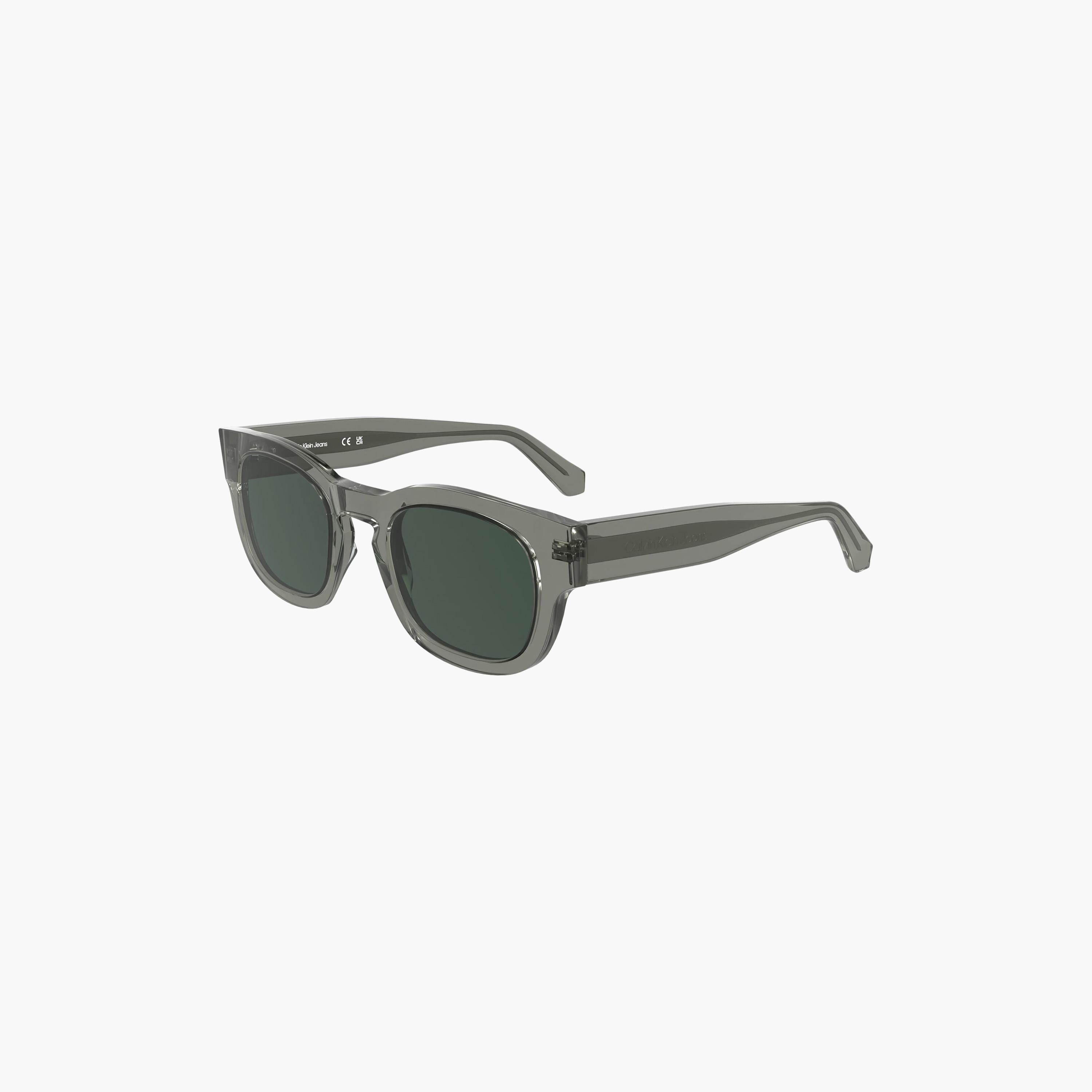 نظارات شمسية دائرية عاكسة خضراء من كالفن كلاين جينز للجنسين | CKJ25601S057-men-sunglasses-image-1