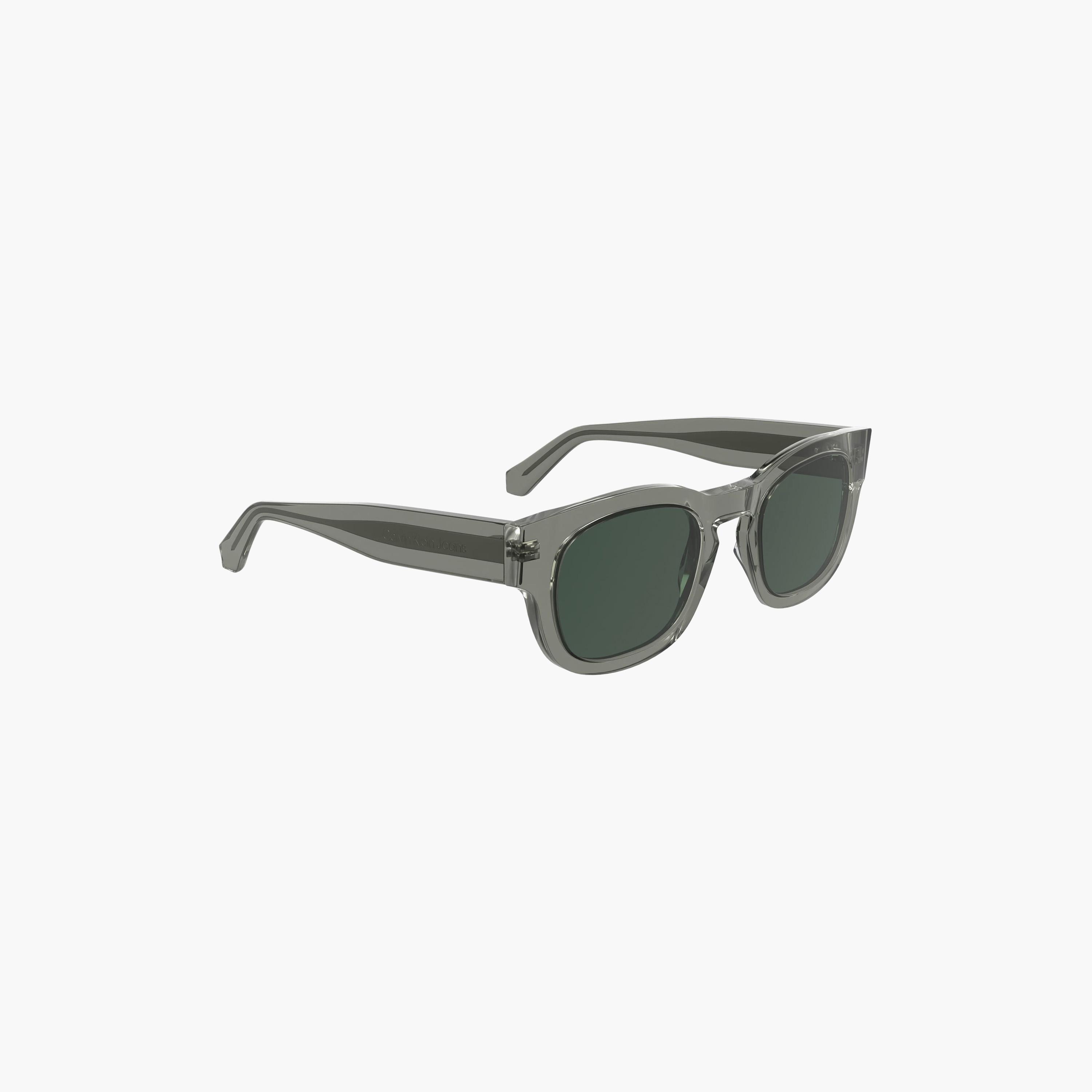 نظارات شمسية دائرية عاكسة خضراء من كالفن كلاين جينز للجنسين | CKJ25601S057-men-sunglasses-image-3