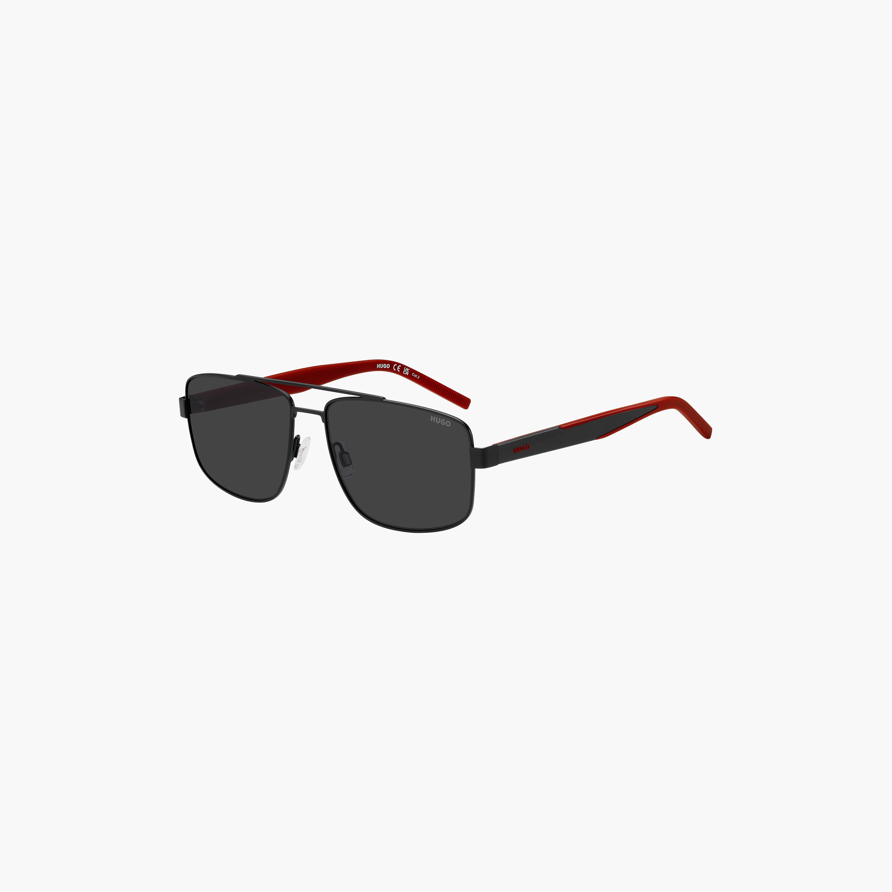 HUGO Men Aviator Mirror Grey Sunglasses | HG-1338/S-003-men-sunglasses-image-1
