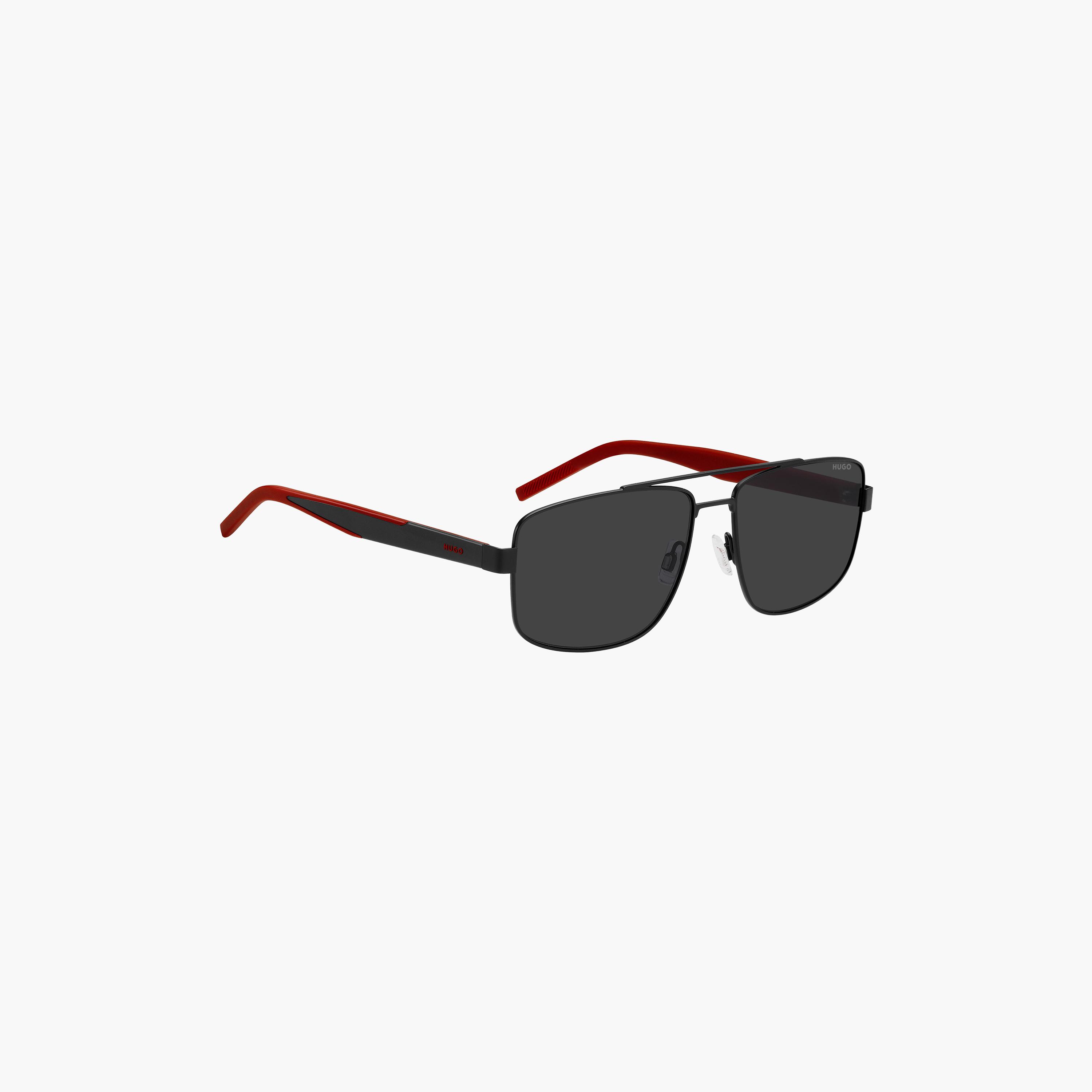 HUGO Men Aviator Mirror Grey Sunglasses | HG-1338/S-003-men-sunglasses-image-2