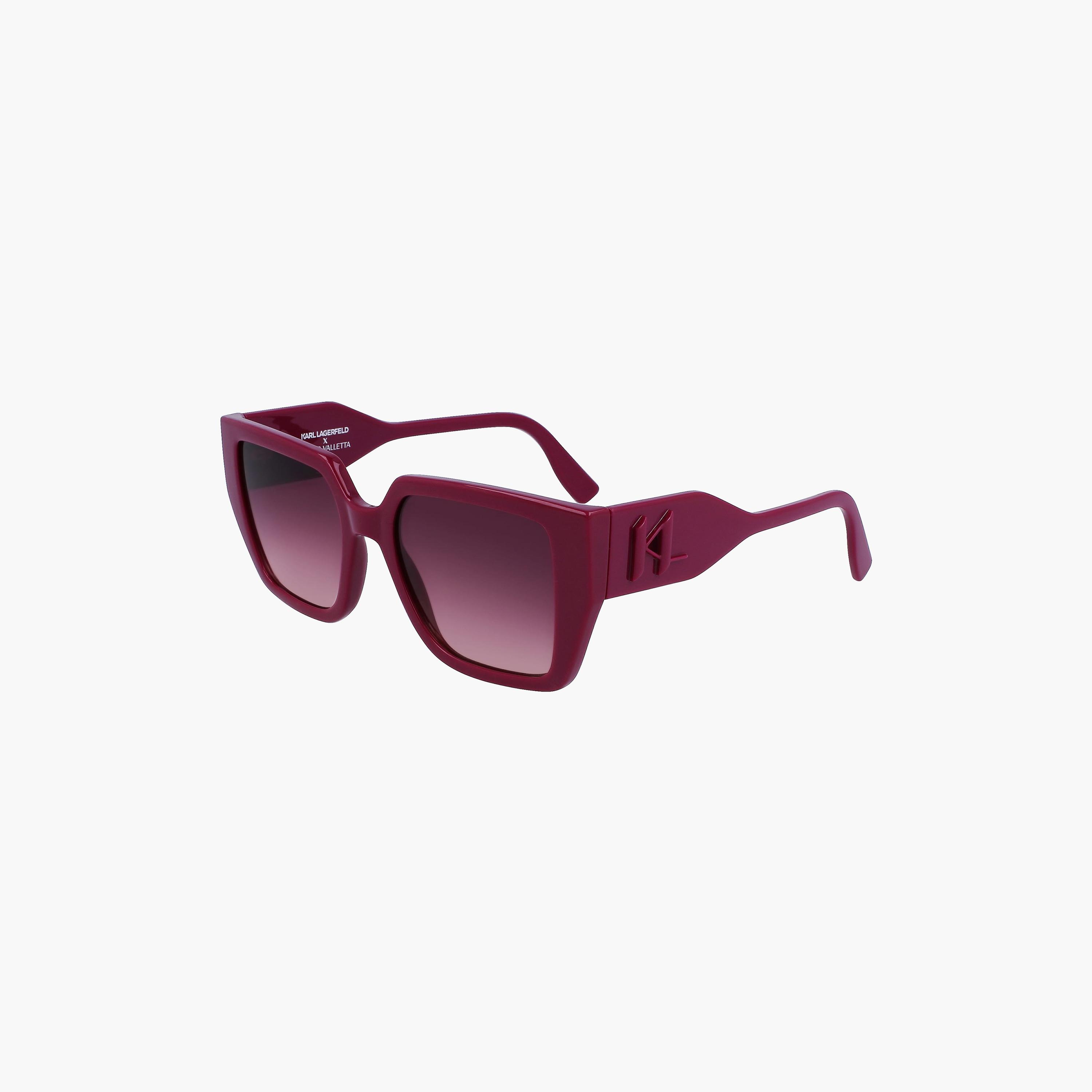 نظارات شمسية مربعة وردية اللون من كارل لاغرفيلد للنساء | KL6098S.501-women-sunglasses-image-1