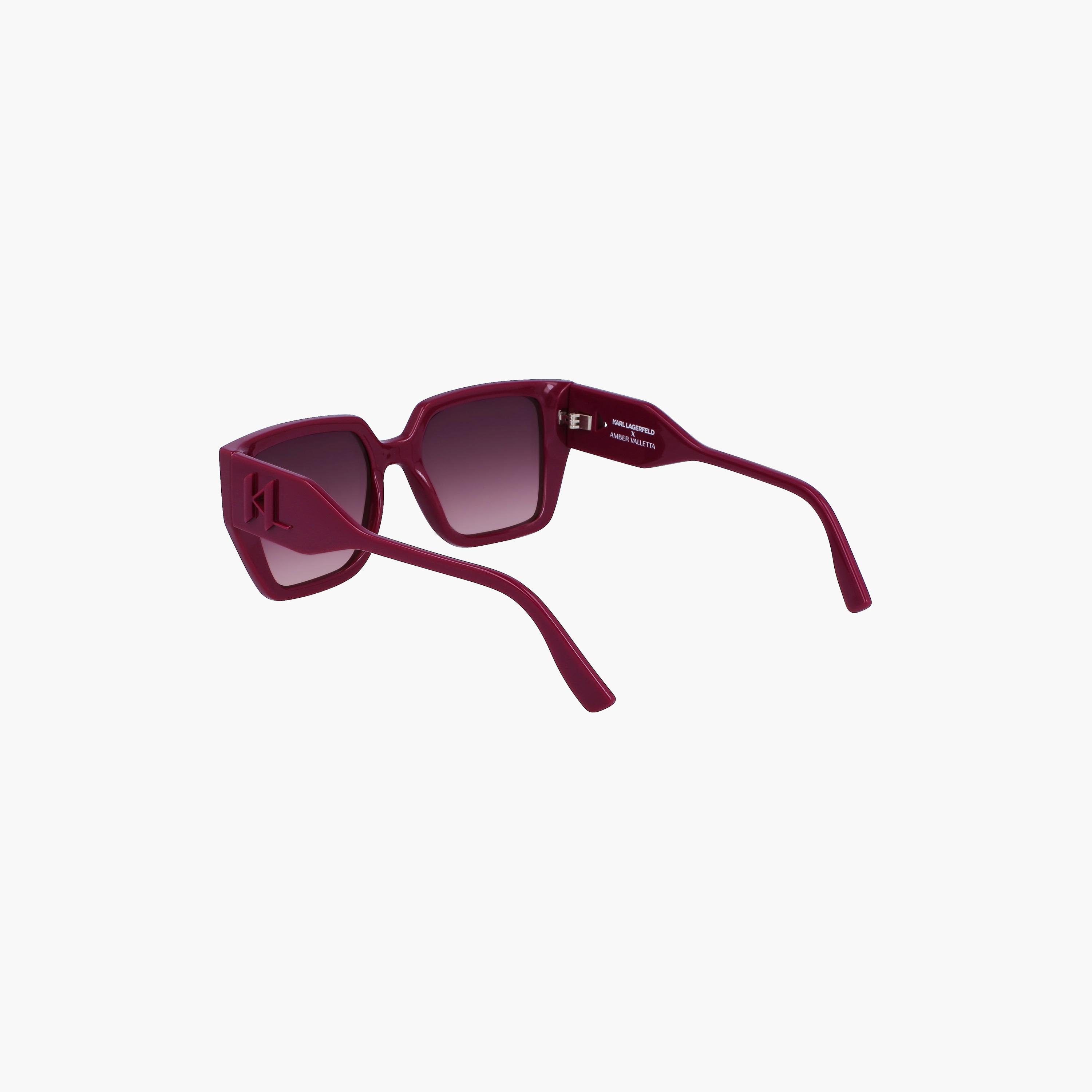 نظارات شمسية مربعة وردية اللون من كارل لاغرفيلد للنساء | KL6098S.501-women-sunglasses-image-2