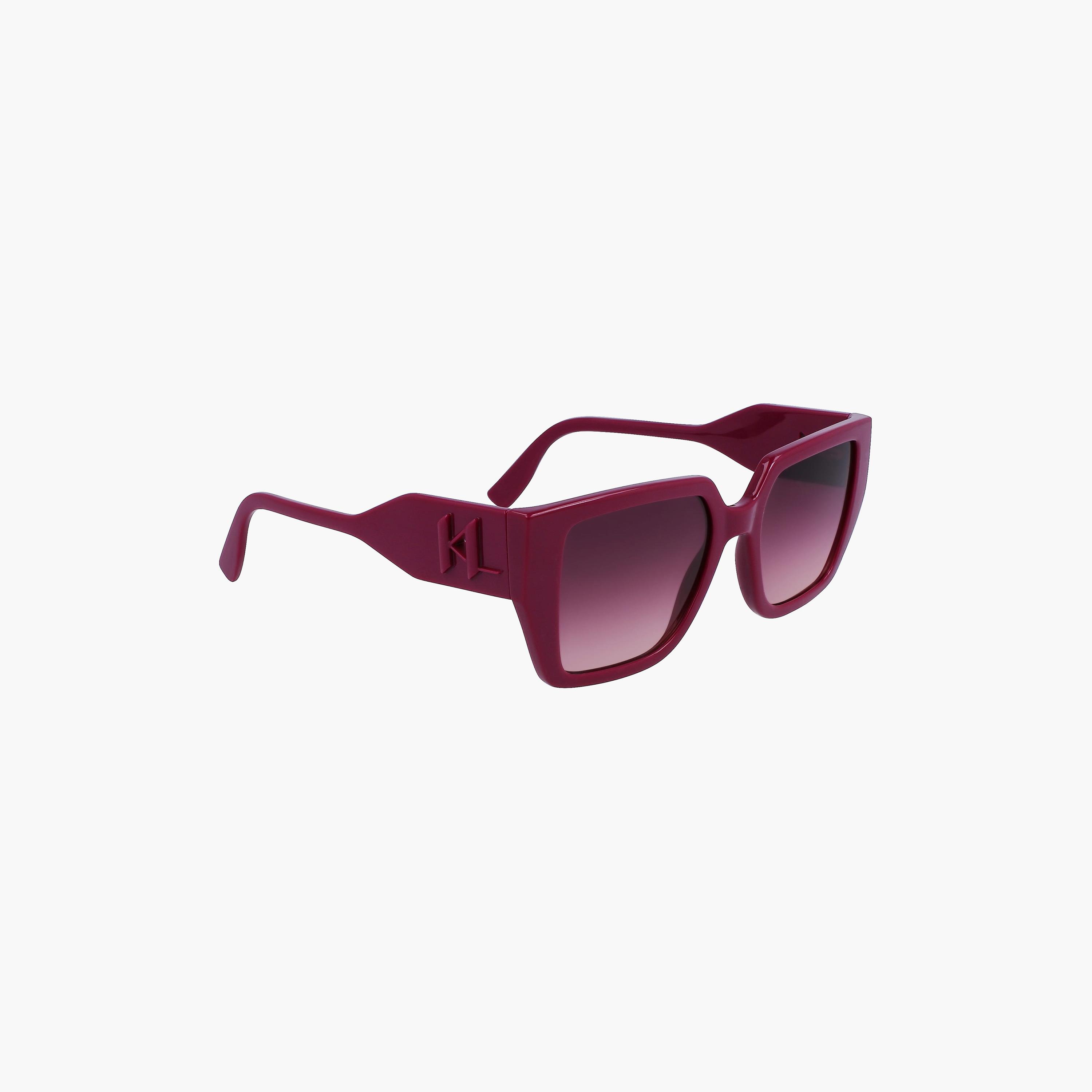 نظارات شمسية مربعة وردية اللون من كارل لاغرفيلد للنساء | KL6098S.501-women-sunglasses-image-4