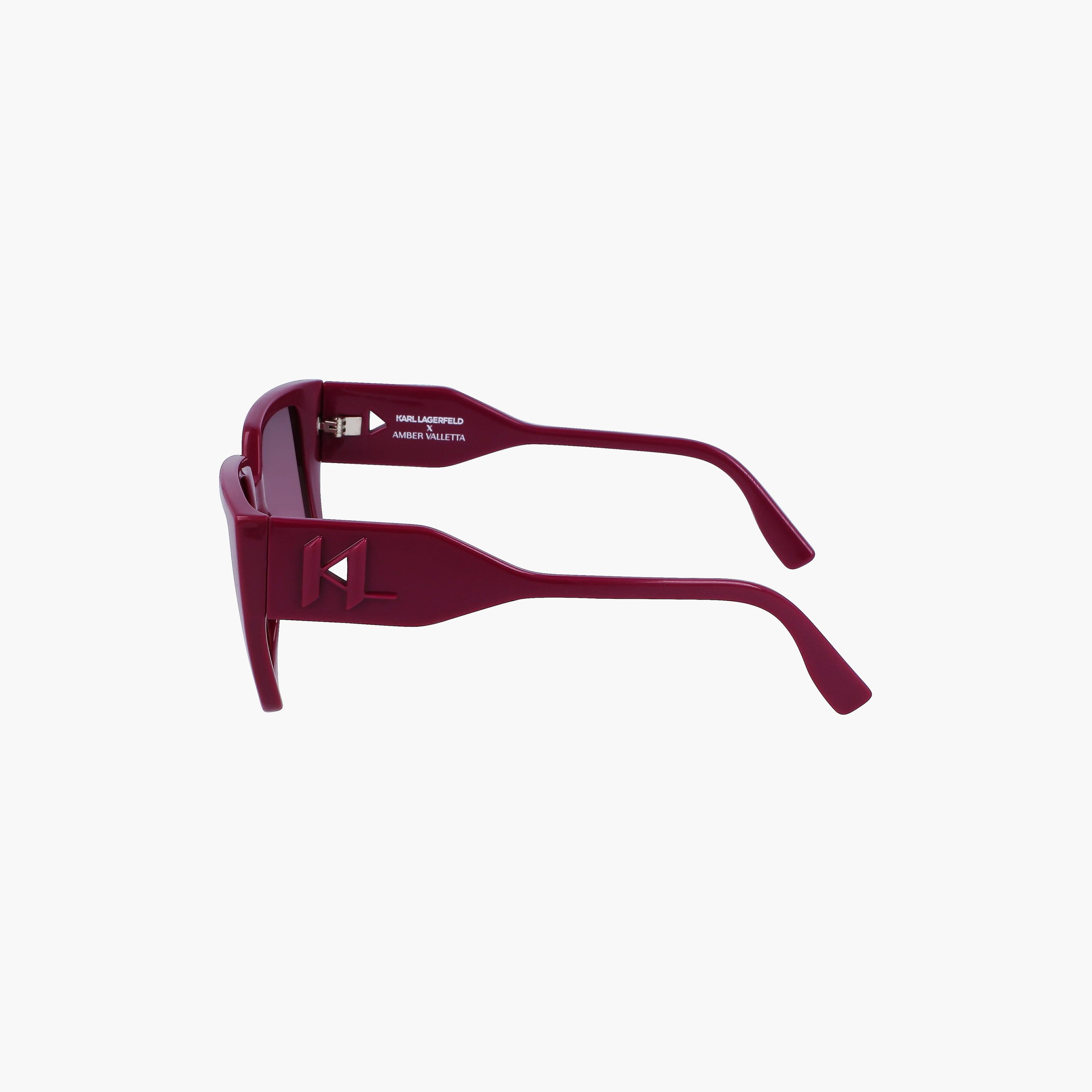 نظارات شمسية مربعة وردية اللون من كارل لاغرفيلد للنساء | KL6098S.501-women-sunglasses-image-5