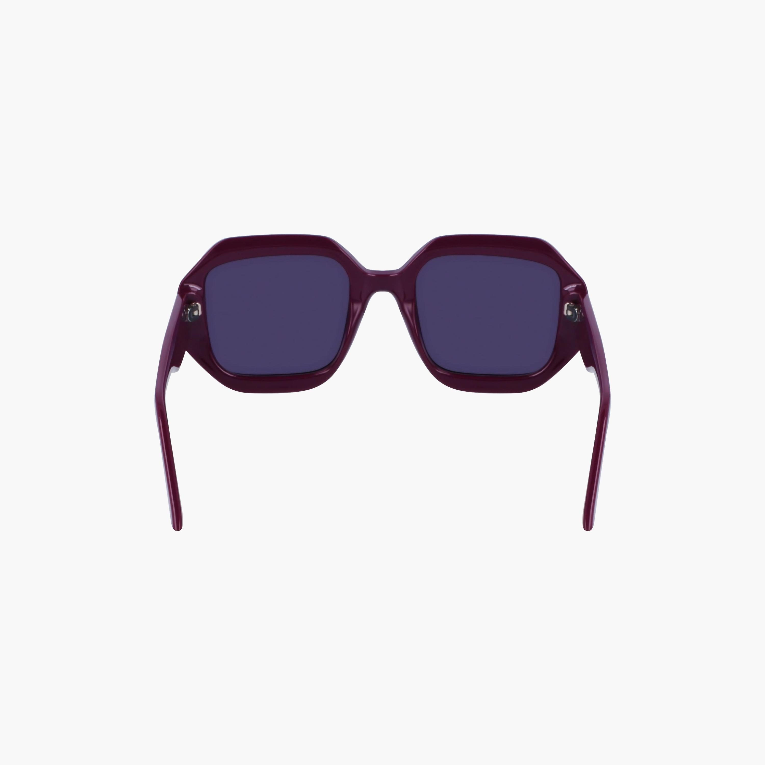 نظارات شمسية نسائية مربعة عاكسة من كارل لاغرفيلد باللون البنفسجي | KL6124S.541-women-sunglasses-image-6
