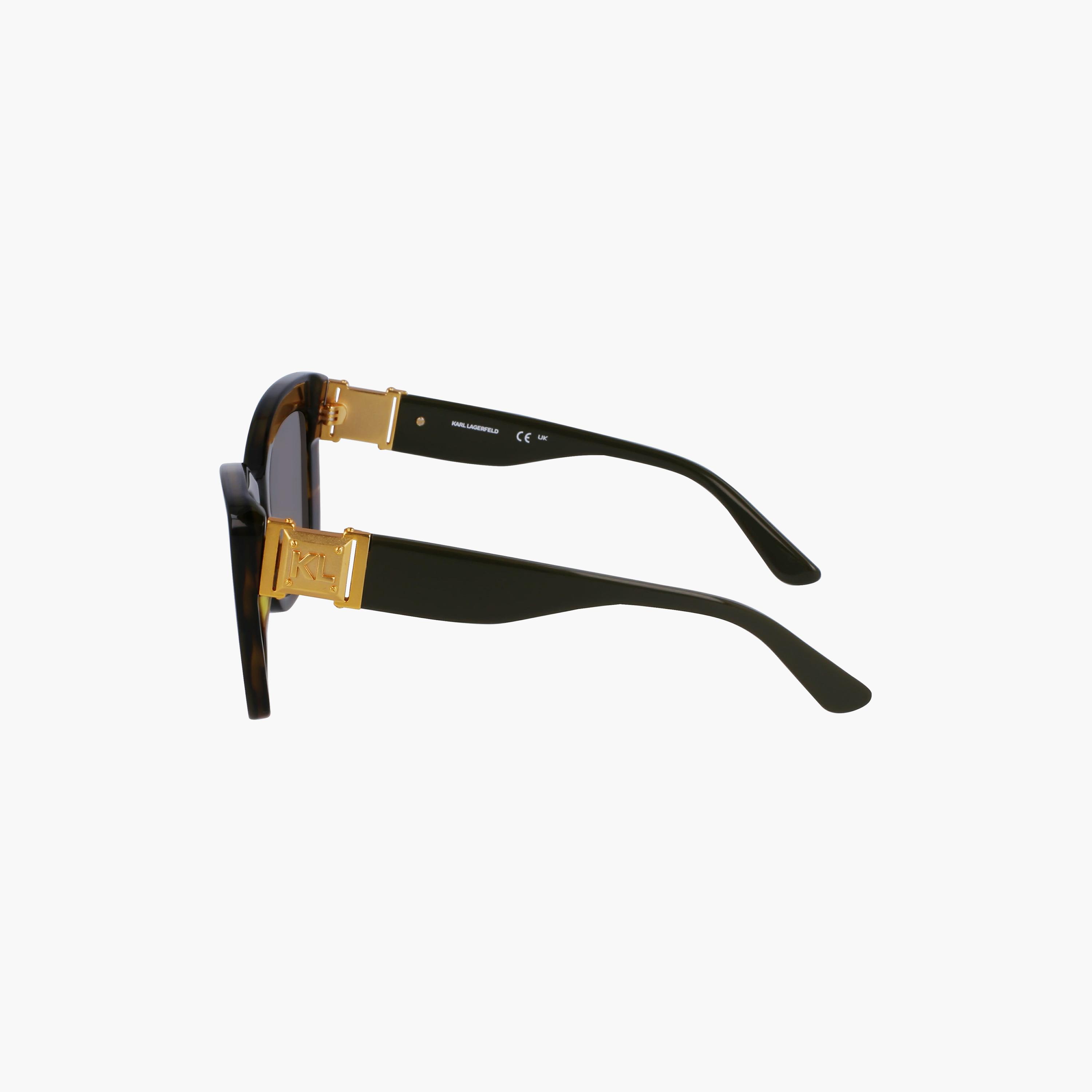 نظارات شمسية نسائية من كارل لاغرفيلد بتصميم عين القطة، لون بني عاكس | KL6139S.212-women-sunglasses-image-5