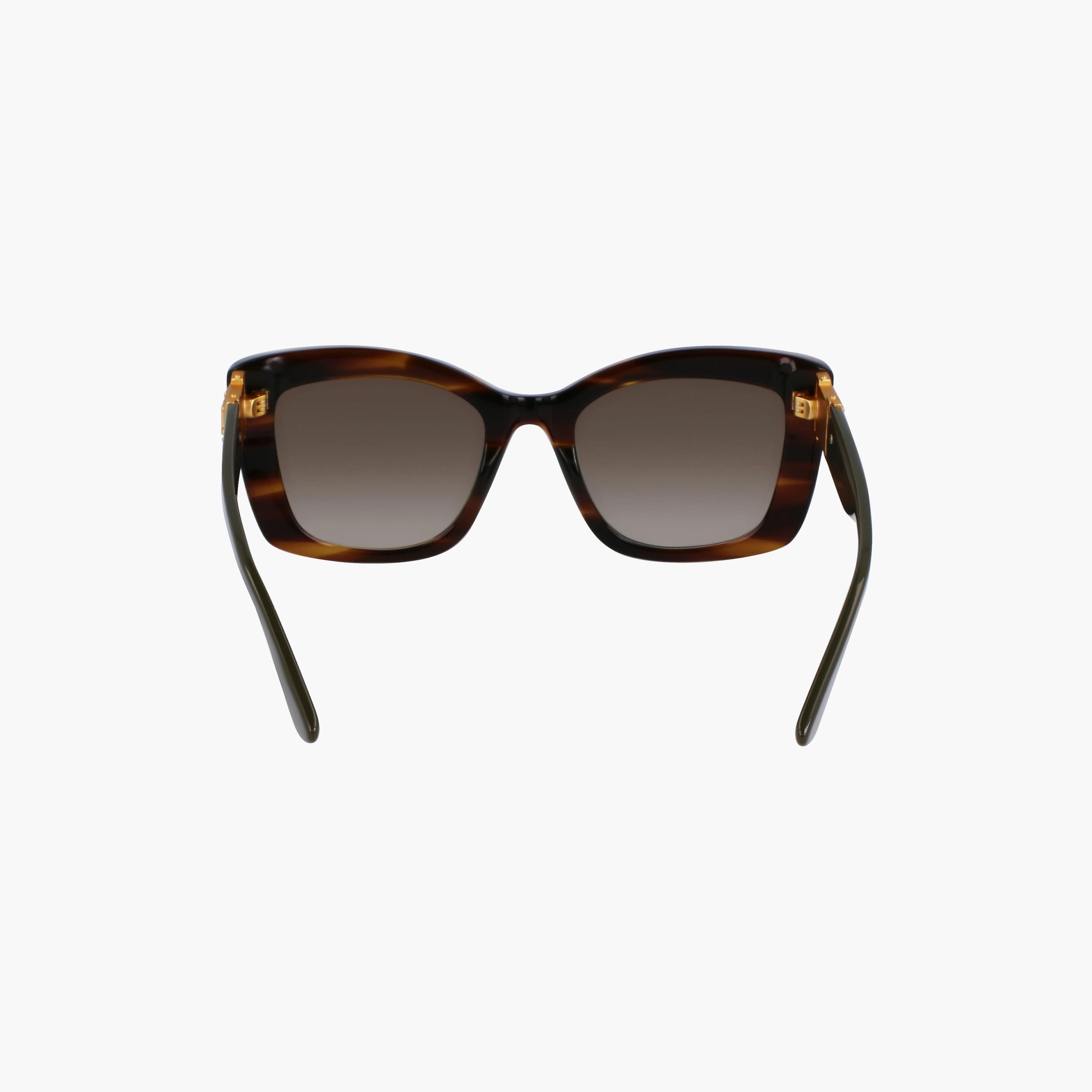 نظارات شمسية نسائية من كارل لاغرفيلد بتصميم عين القطة، لون بني عاكس | KL6139S.212-women-sunglasses-image-6
