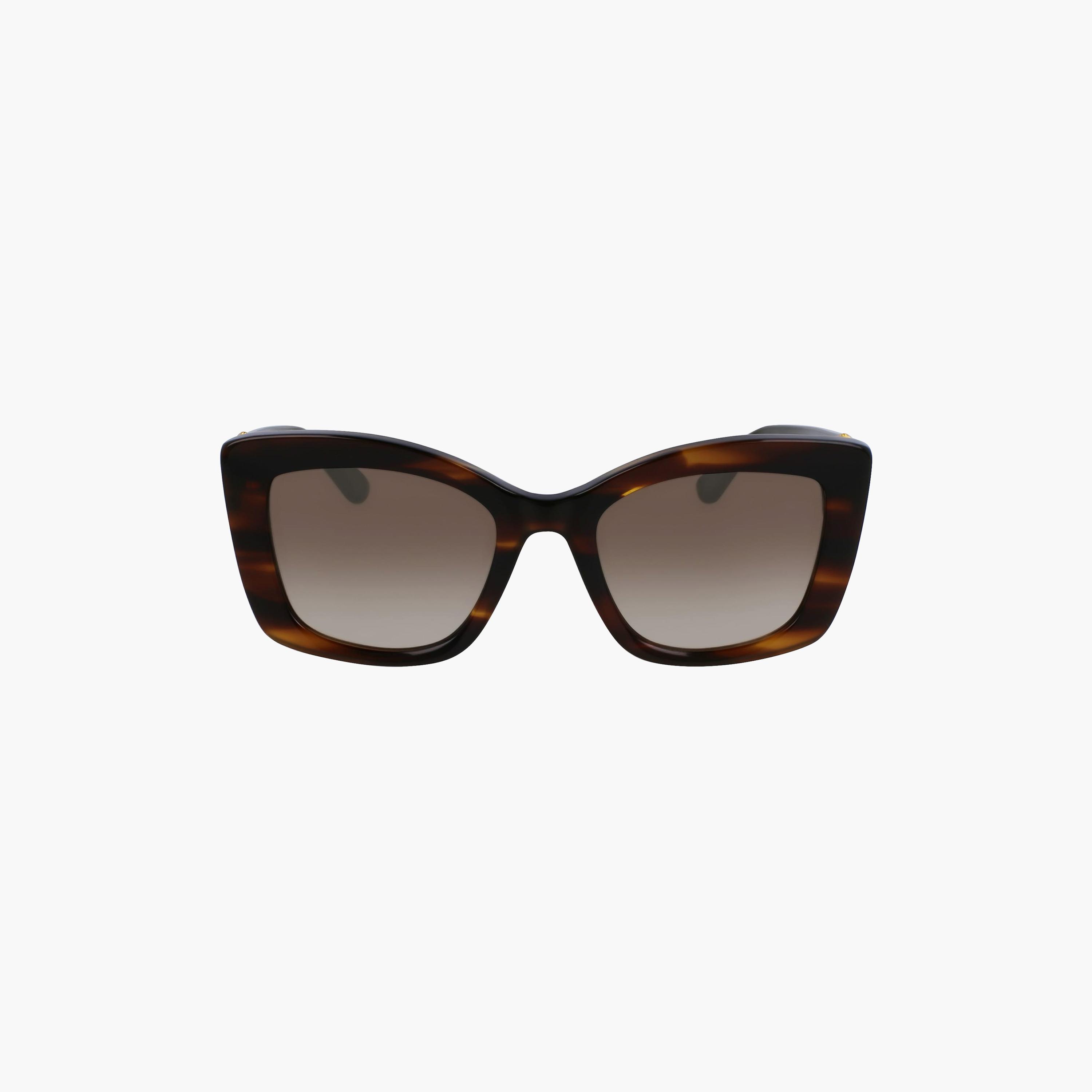 نظارات شمسية نسائية من كارل لاغرفيلد بتصميم عين القطة، لون بني عاكس | KL6139S.212-women-sunglasses-image-7
