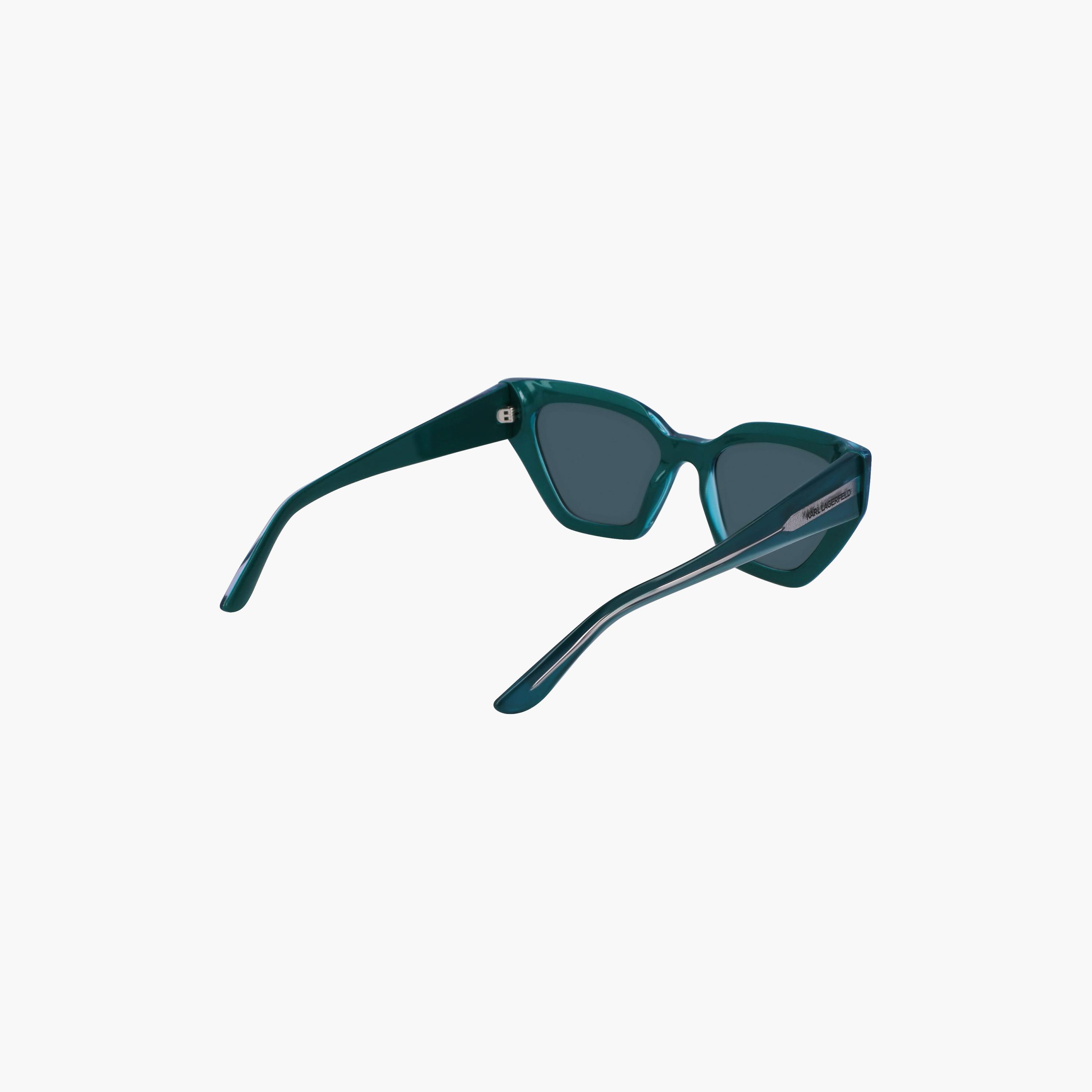 نظارات شمسية نسائية من كارل لاغرفيلد بتصميم عين القطة، رمادية اللون | KL6145S.300-women-sunglasses-image-3