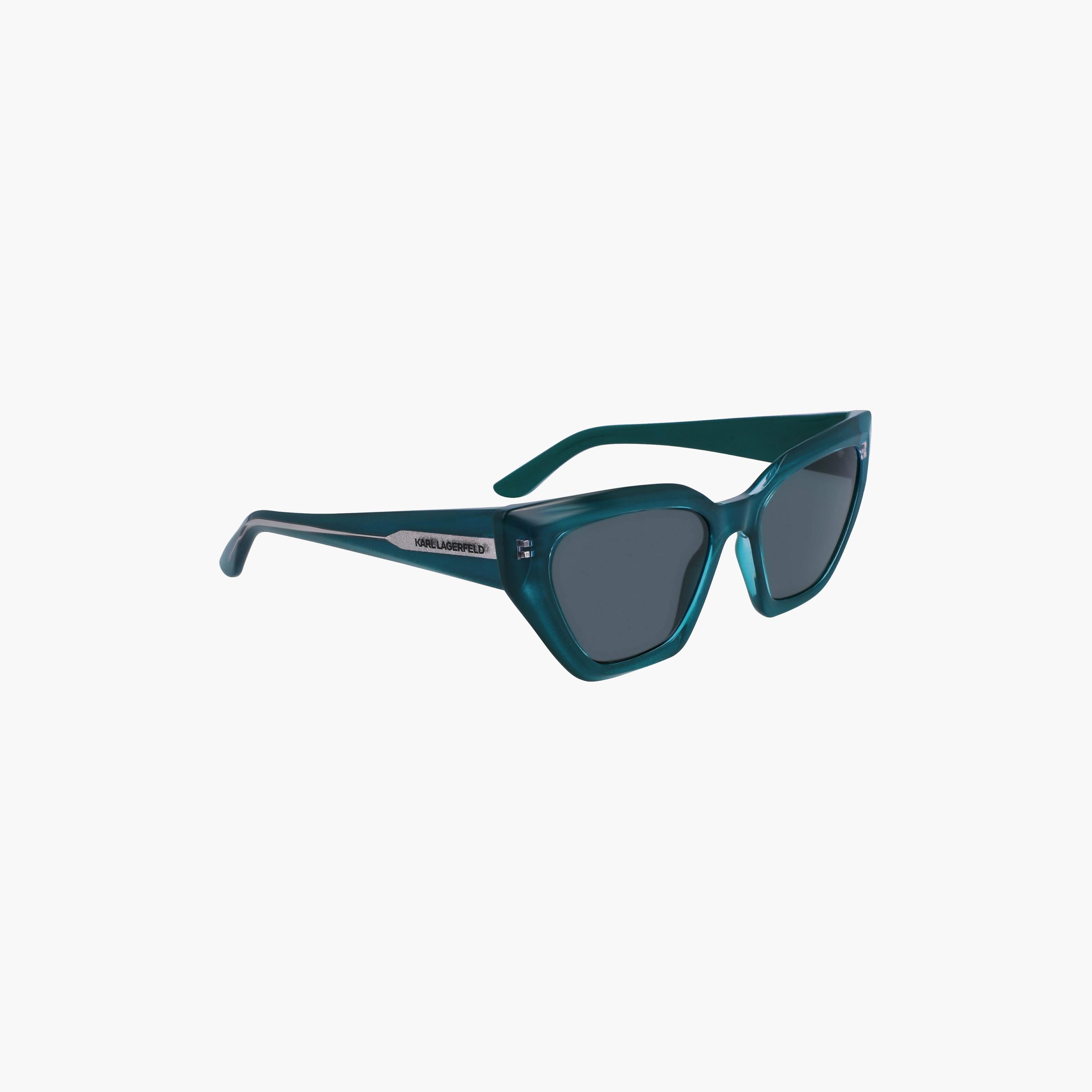 نظارات شمسية نسائية من كارل لاغرفيلد بتصميم عين القطة، رمادية اللون | KL6145S.300-women-sunglasses-image-4