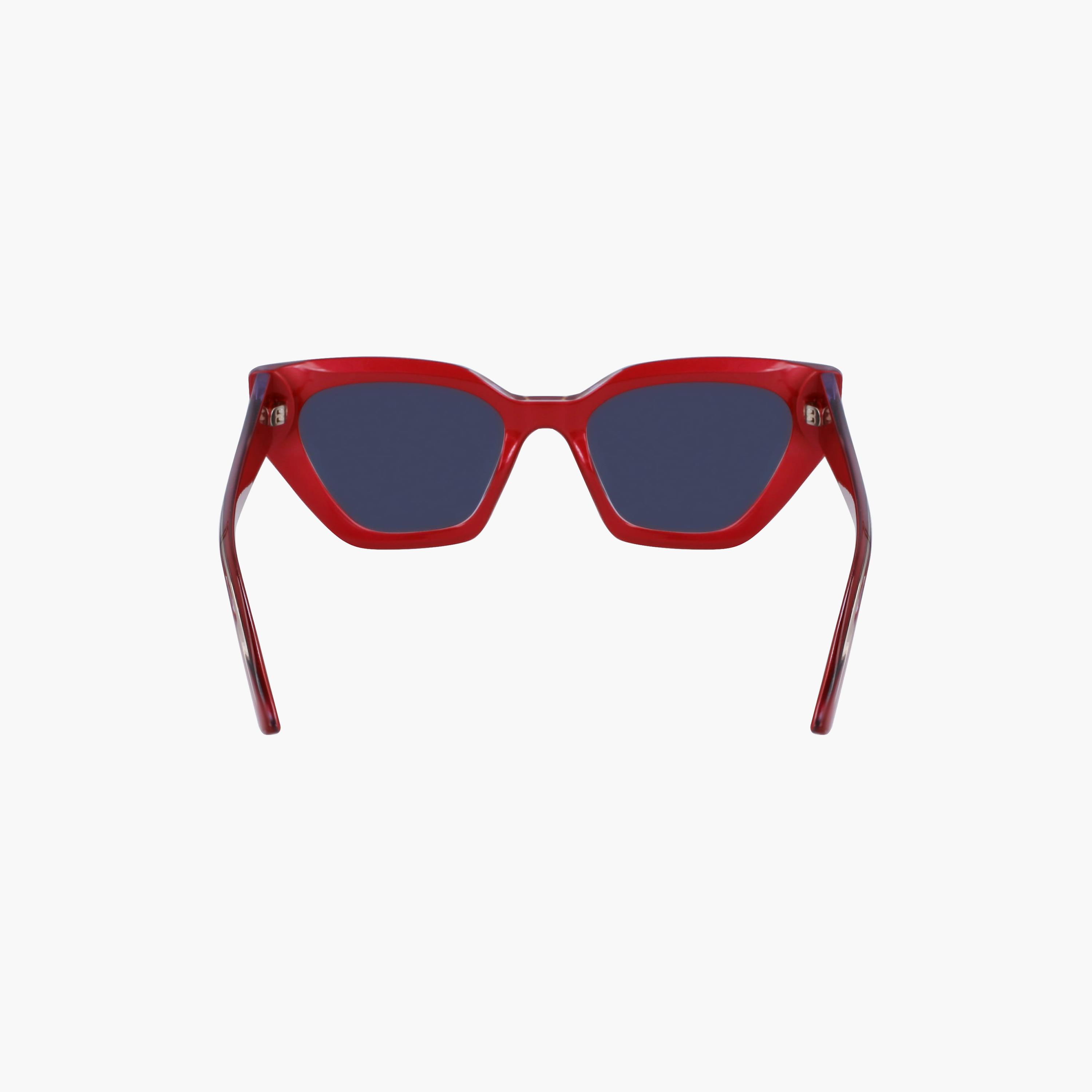 نظارات شمسية نسائية من كارل لاغرفيلد بتصميم عين القطة، لون أزرق عاكس | KL6145S.600-women-sunglasses-image-6
