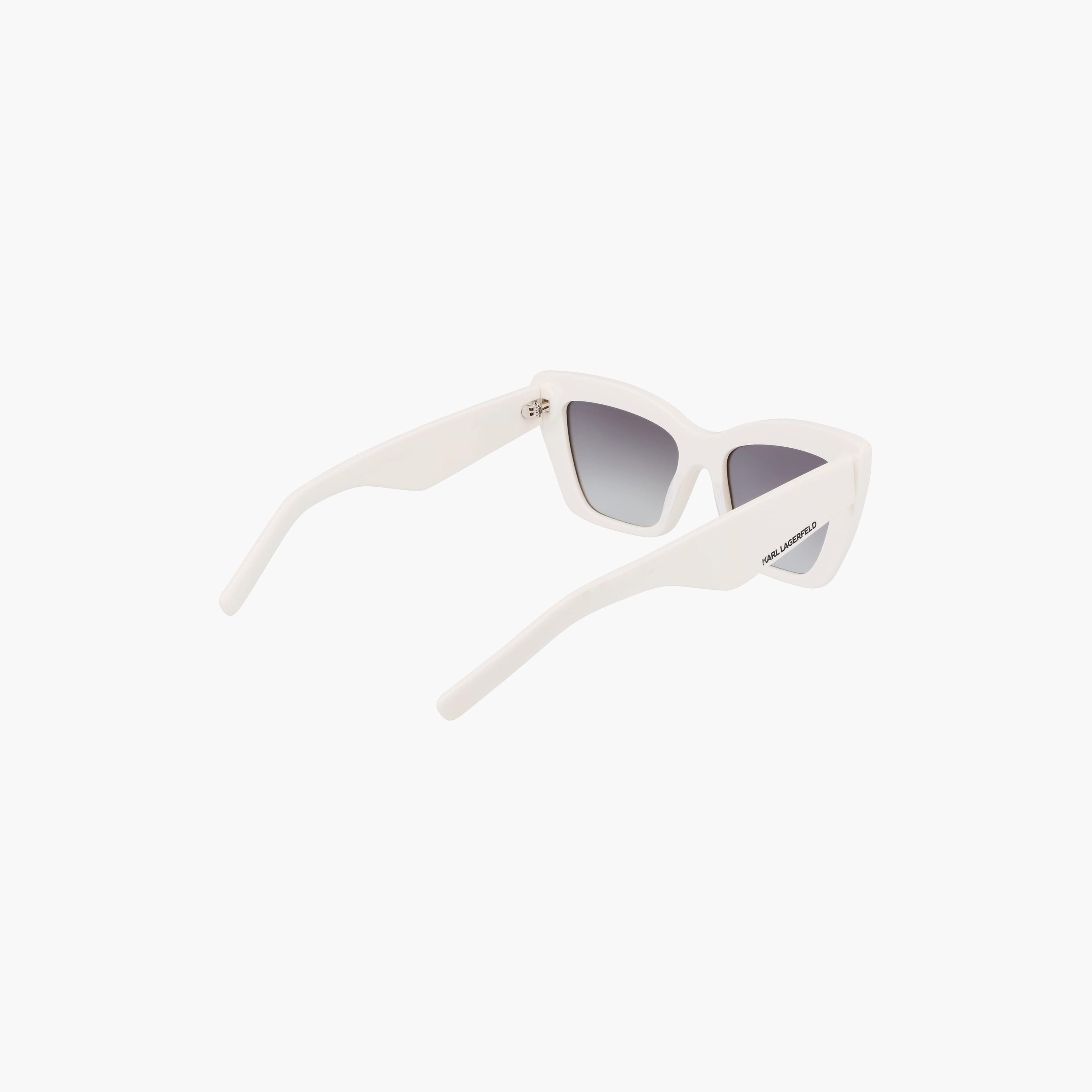 نظارات شمسية نسائية من كارل لاغرفيلد بتصميم عين القطة، رمادية اللون | KL6158S.105-women-sunglasses-image-3