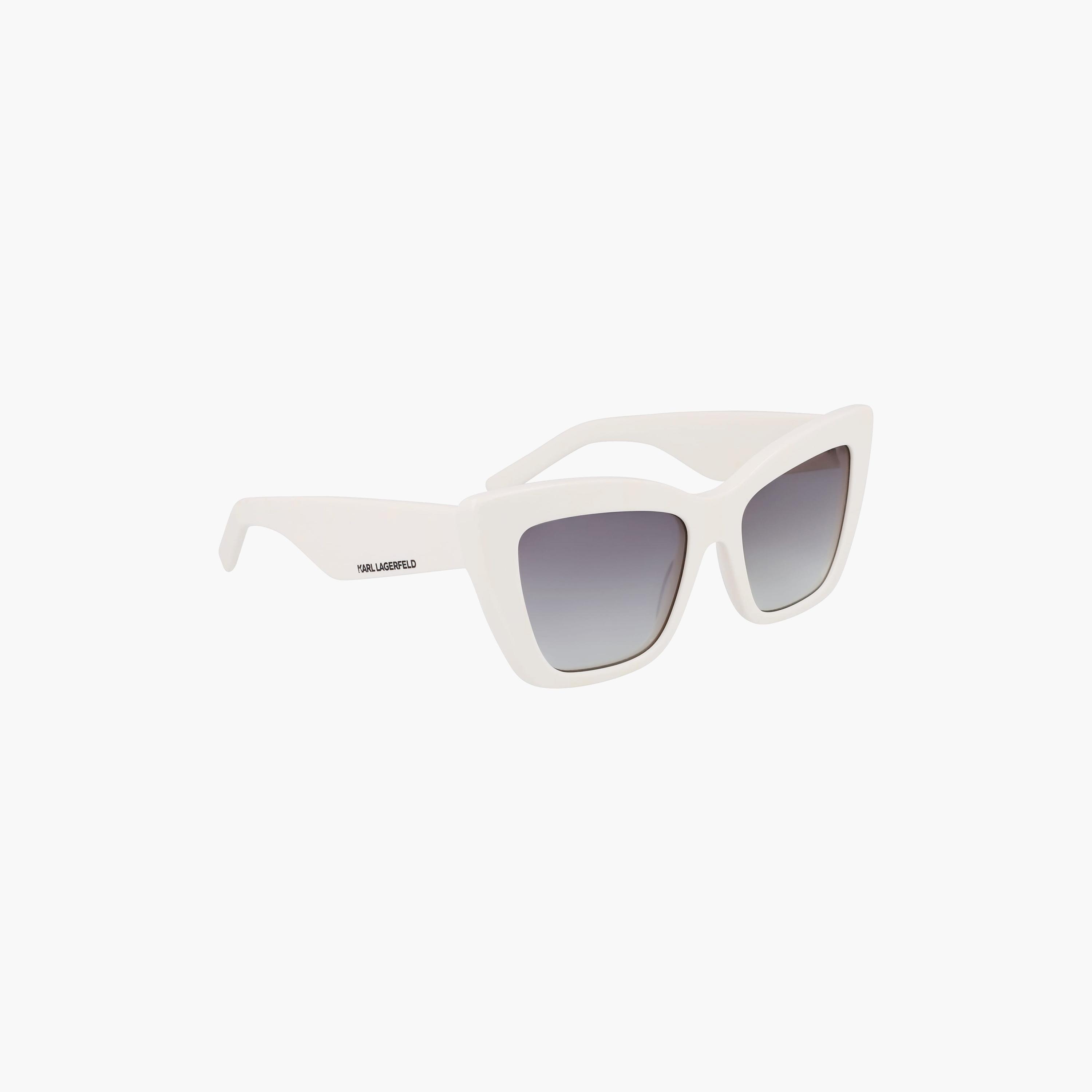 نظارات شمسية نسائية من كارل لاغرفيلد بتصميم عين القطة، رمادية اللون | KL6158S.105-women-sunglasses-image-4