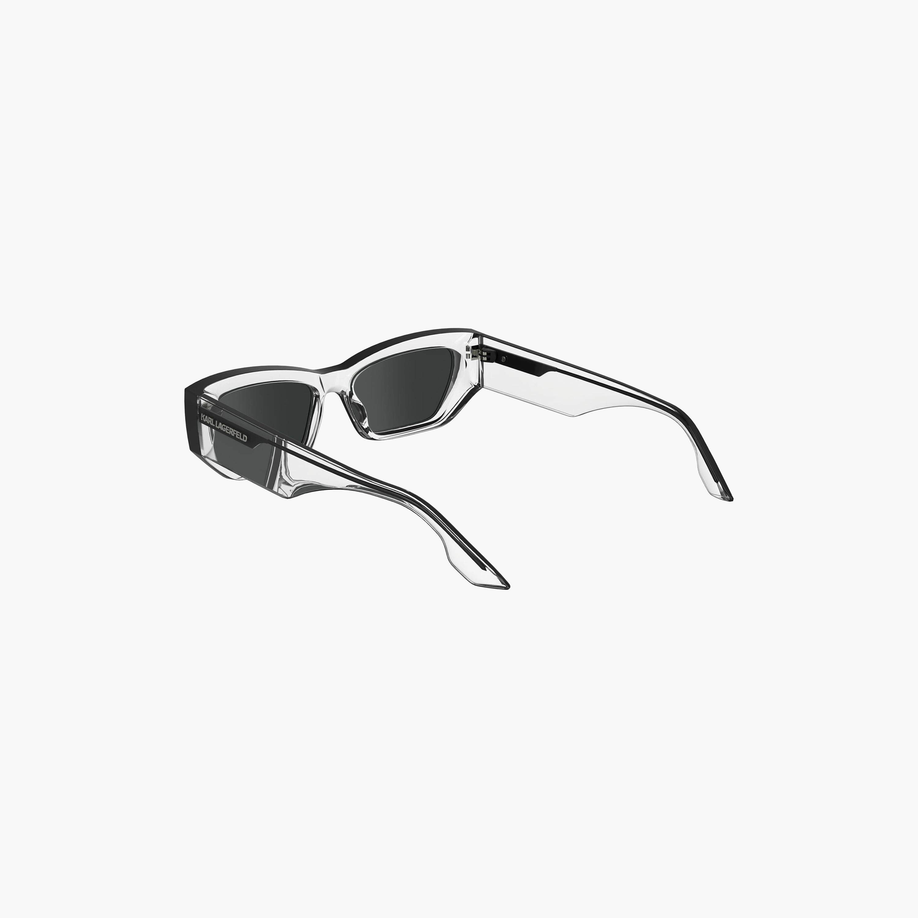 Karl Lagerfeld Unisex Cat Eye Mirror Black Sunglasses | KL6160S.000-men-sunglasses-image-2