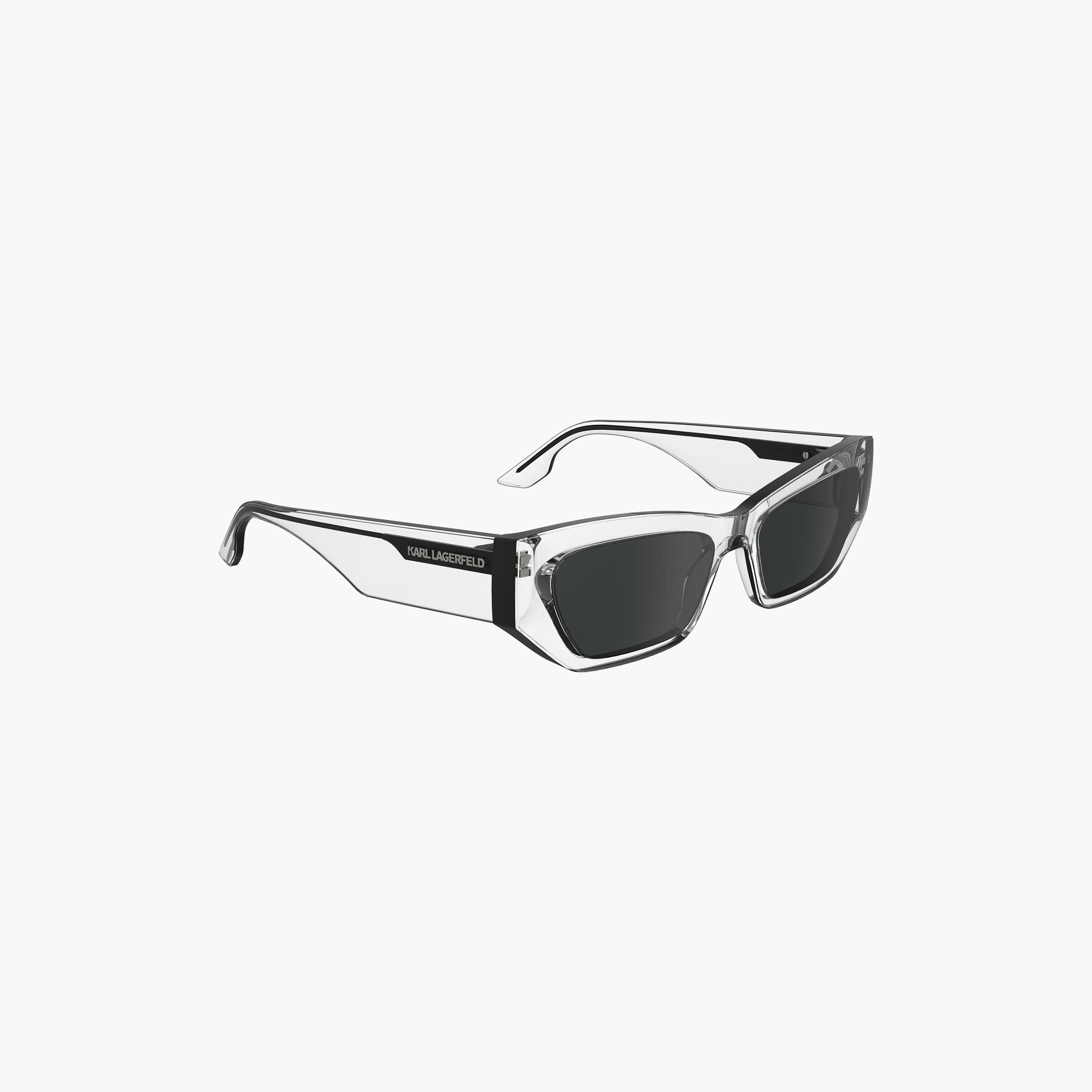 Karl Lagerfeld Unisex Cat Eye Mirror Black Sunglasses | KL6160S.000-men-sunglasses-image-4