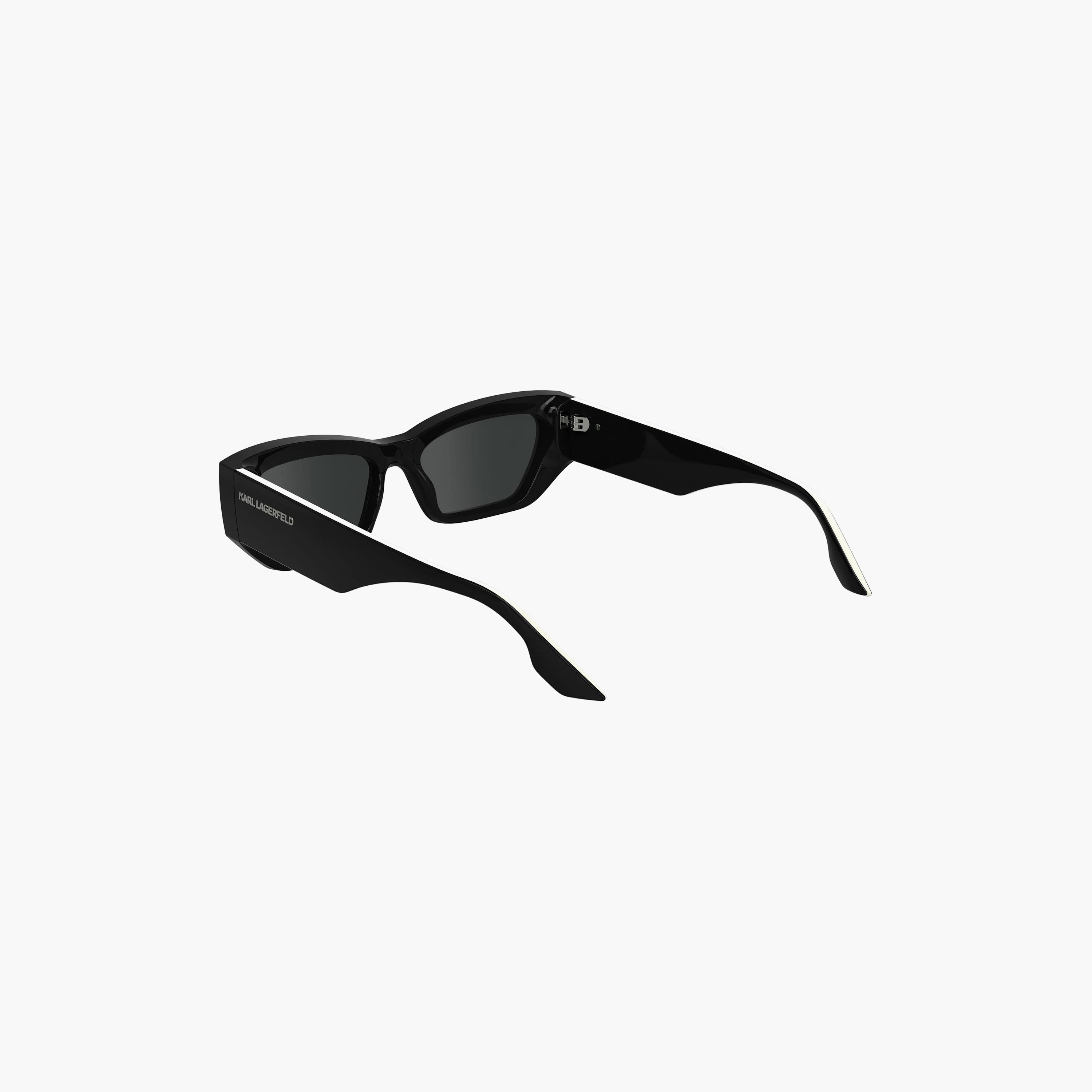 Karl Lagerfeld Unisex Cat Eye Mirror Black Sunglasses | KL6160S.001-men-sunglasses-image-2