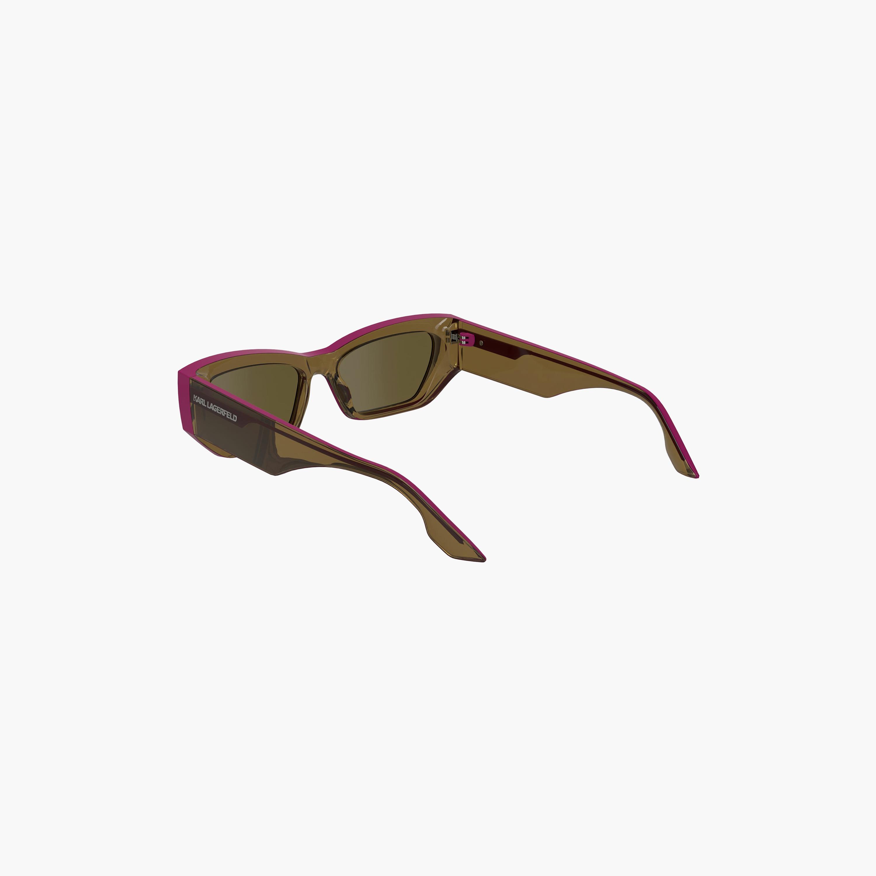 Karl Lagerfeld Unisex Cat Eye Mirror Green Sunglasses | KL6160S.210-men-sunglasses-image-2