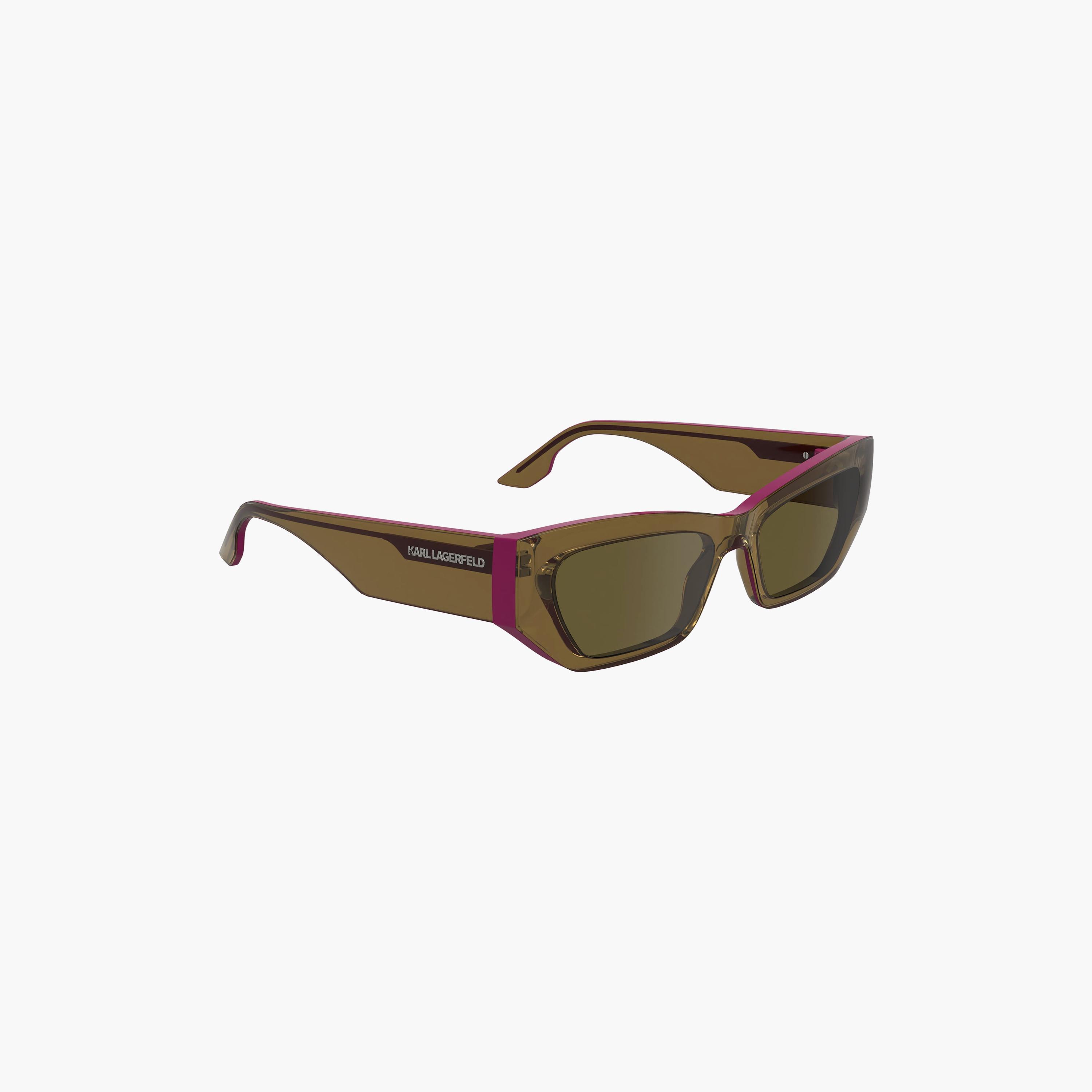 Karl Lagerfeld Unisex Cat Eye Mirror Green Sunglasses | KL6160S.210-men-sunglasses-image-4
