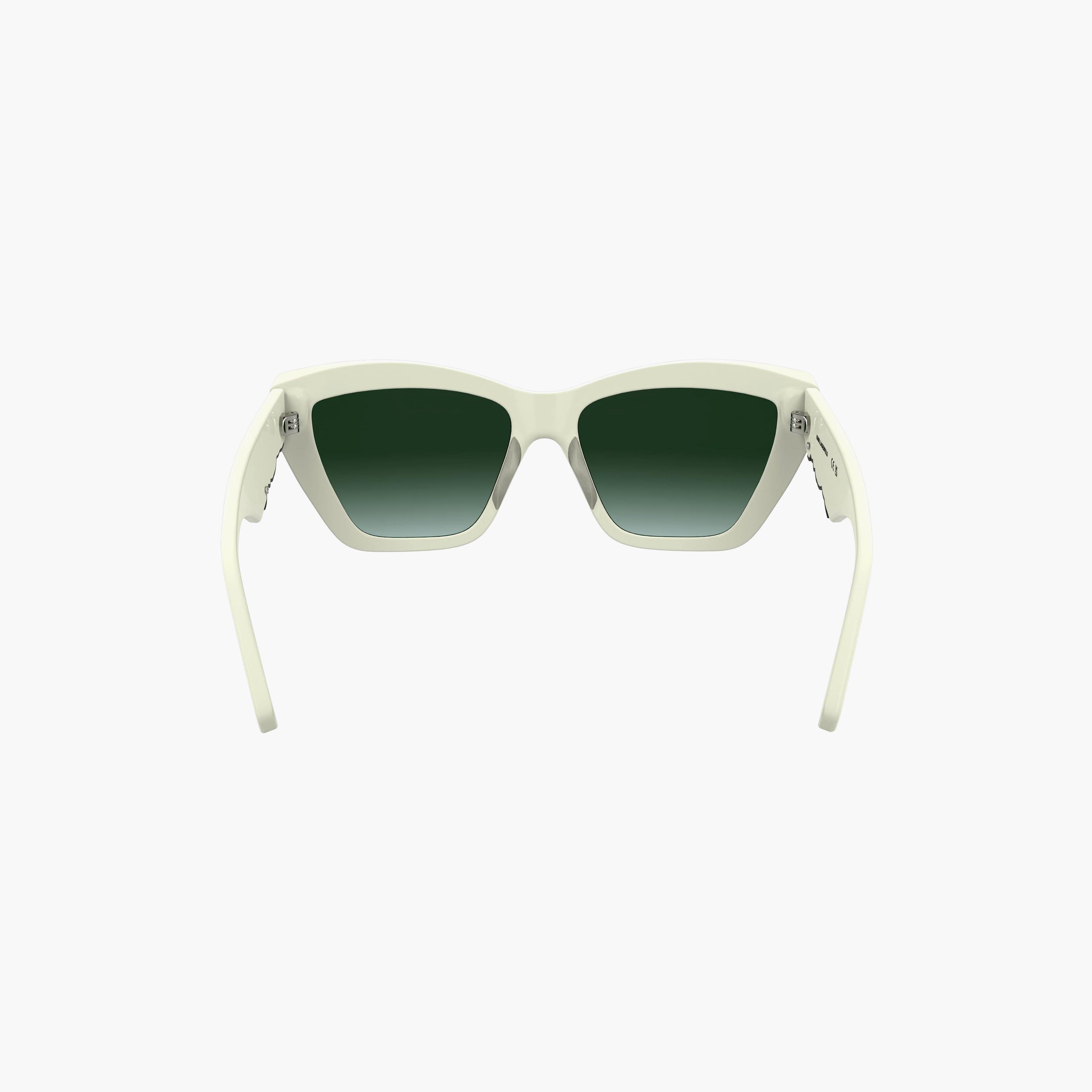 نظارات شمسية نسائية من كارل لاغرفيلد بتصميم عين القطة، لون أخضر عاكس | KL6179S.105-women-sunglasses-image-6