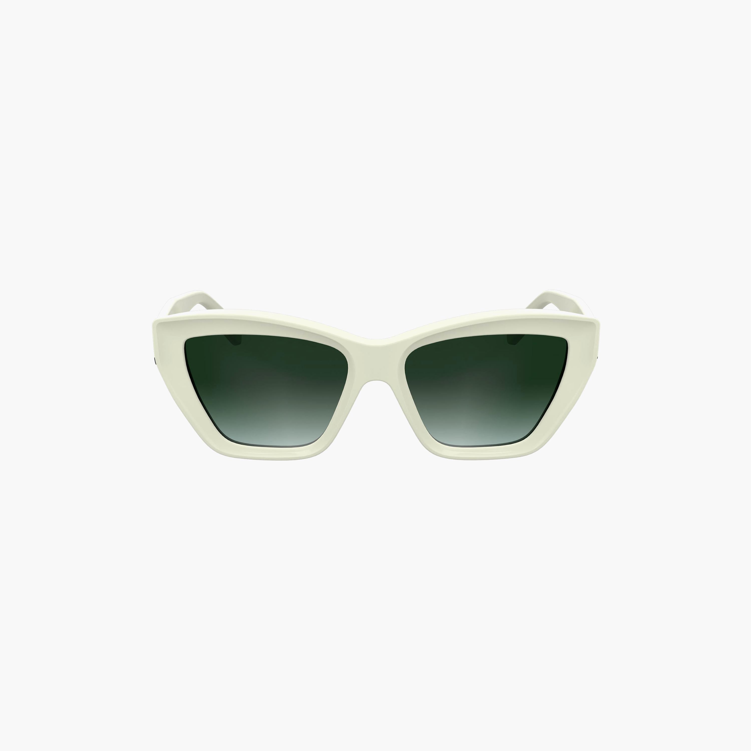 نظارات شمسية نسائية من كارل لاغرفيلد بتصميم عين القطة، لون أخضر عاكس | KL6179S.105-women-sunglasses-image-7