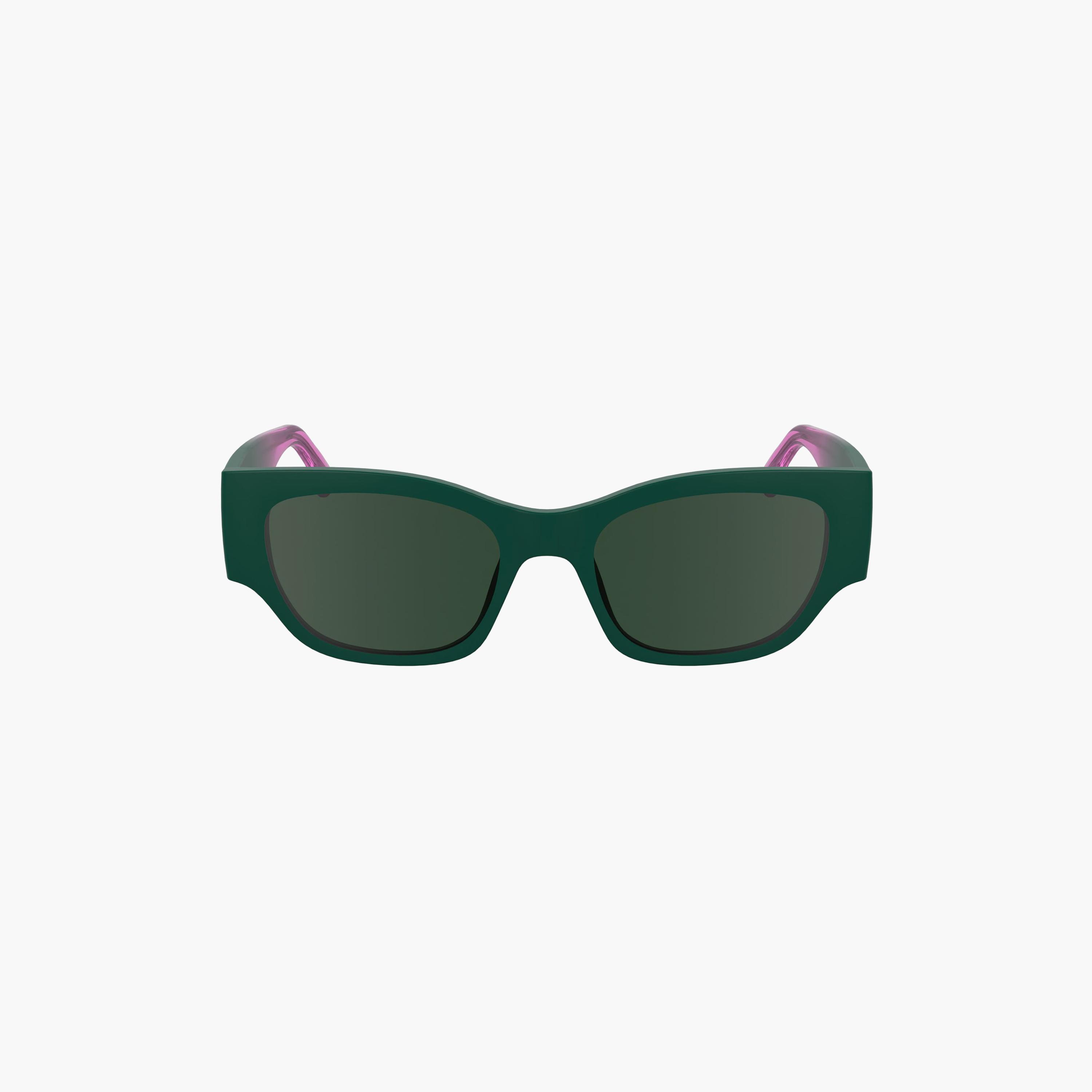 Karl Lagerfeld Unisex Square Mirror Green Sunglasses | KLJ6168S.301-men-sunglasses-image-7