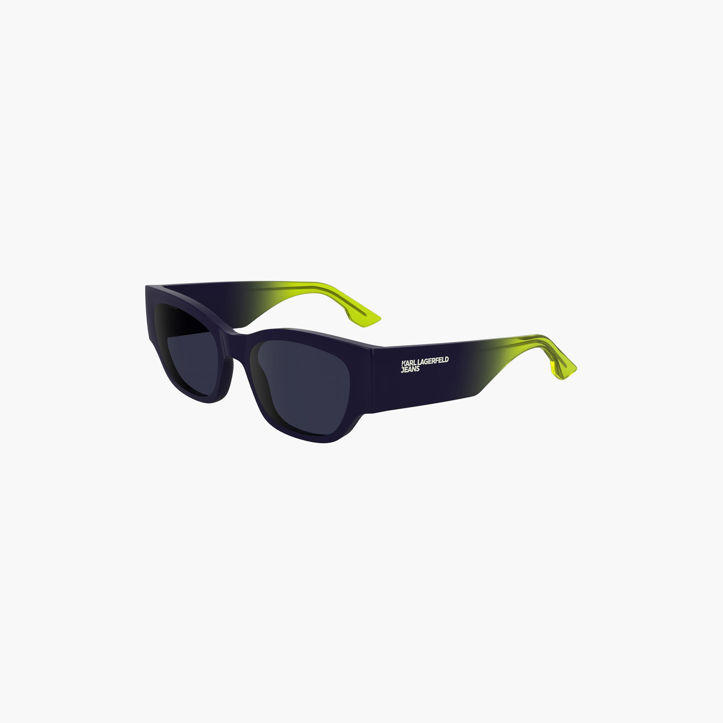 Karl Lagerfeld Unisex Square Mirror Blue Sunglasses | KLJ6168S.501-men-sunglasses-image-1