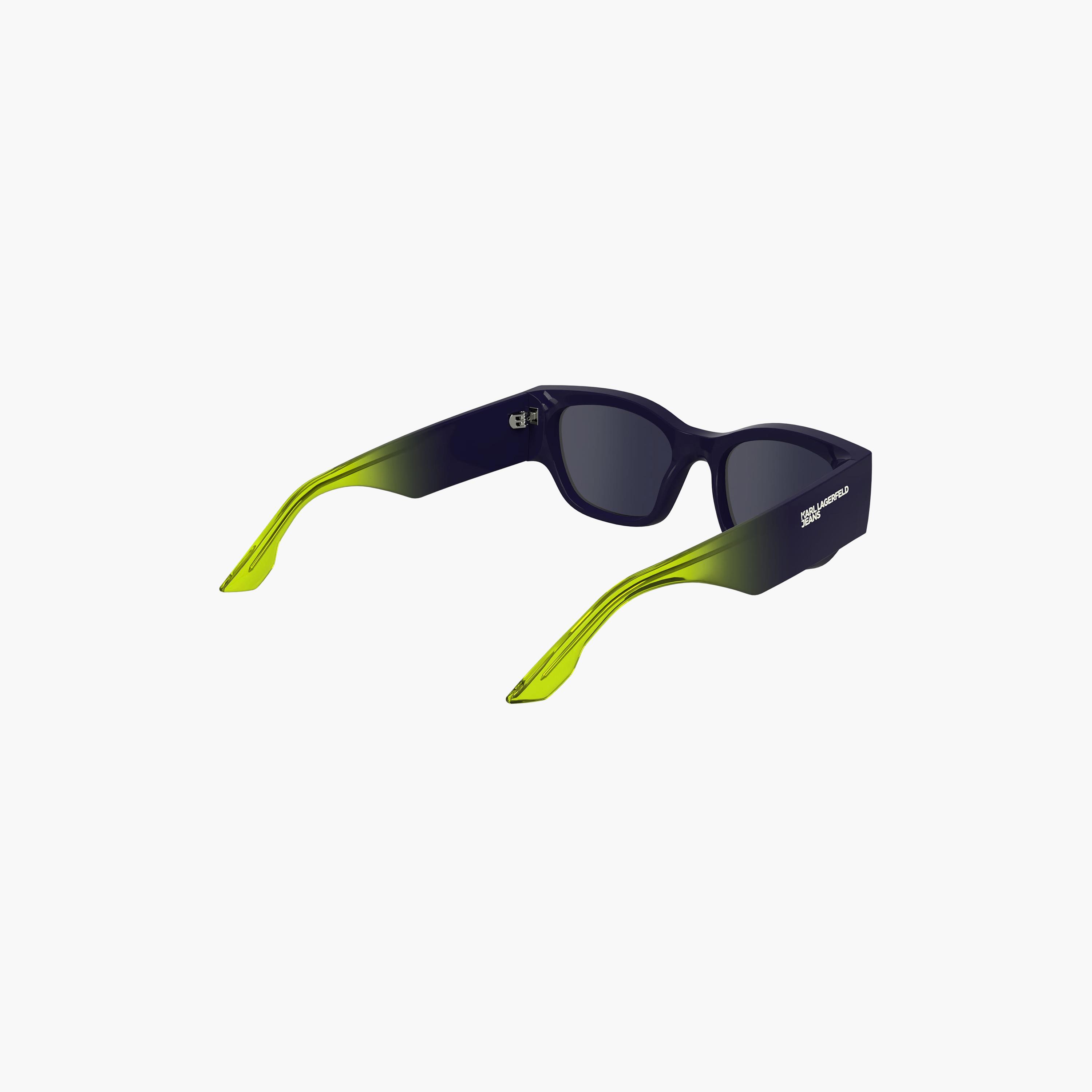 Karl Lagerfeld Unisex Square Mirror Blue Sunglasses | KLJ6168S.501-men-sunglasses-image-3