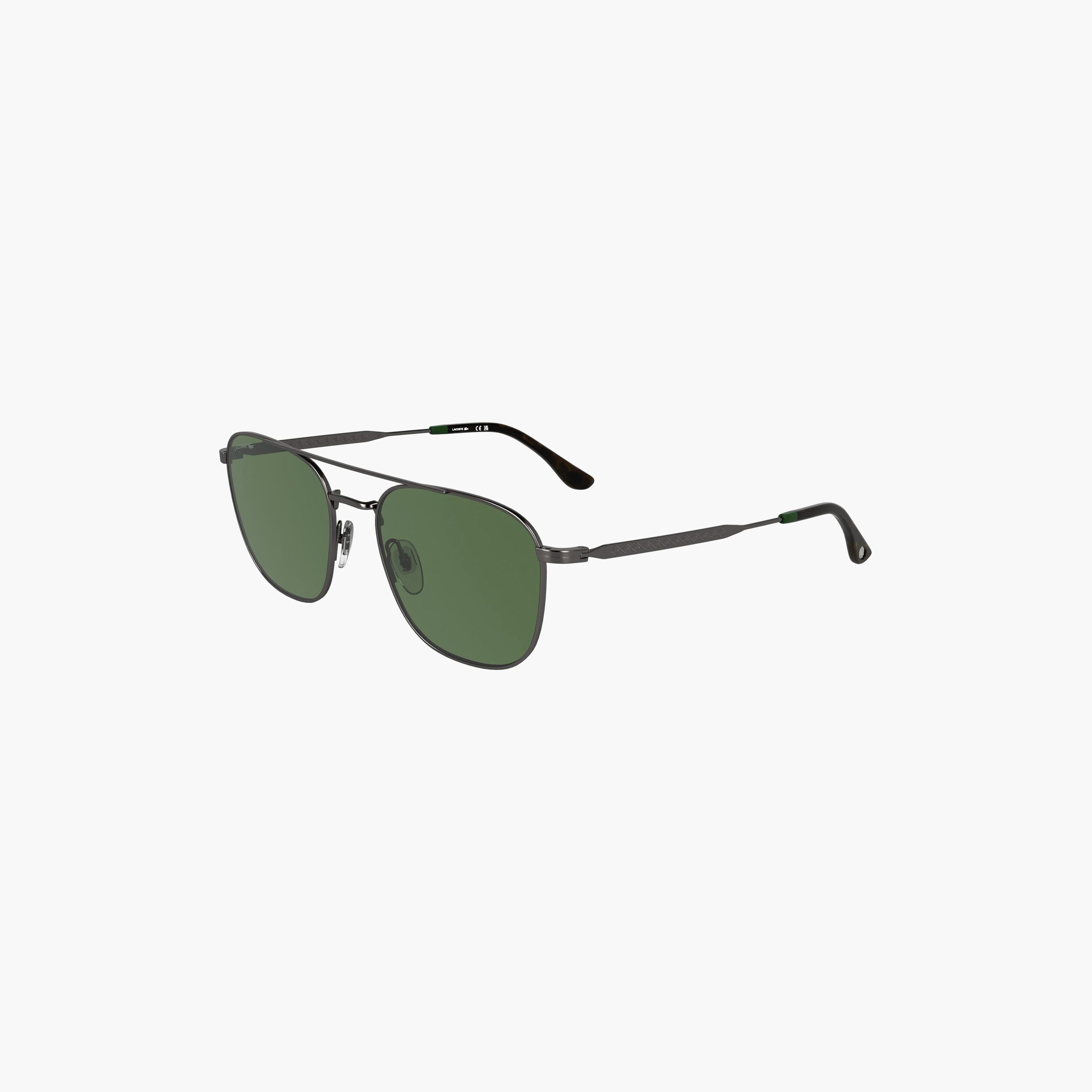 LACOSTE Unisex Aviator Mirror Green Sunglasses | L269S.035-men-sunglasses-image-1