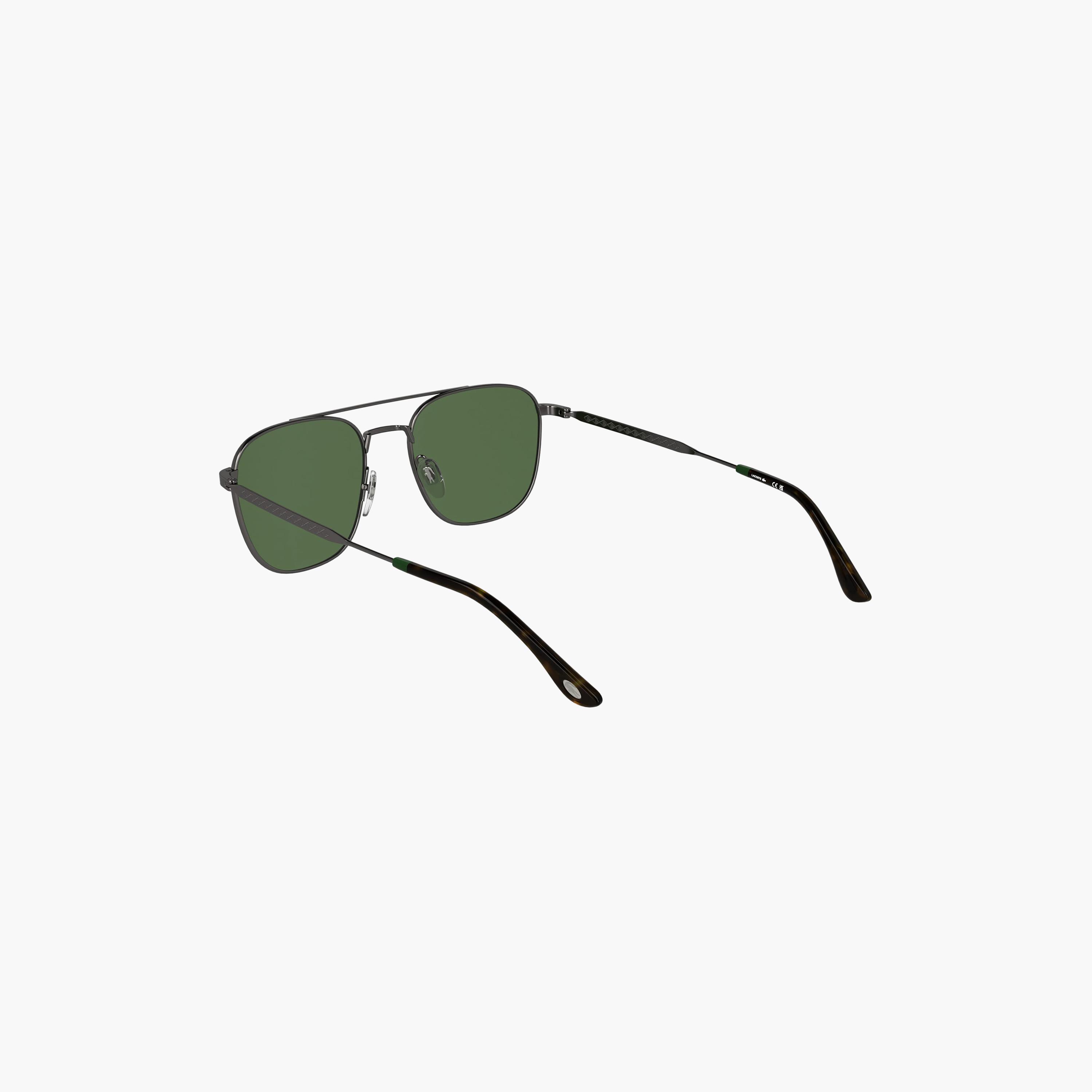 LACOSTE Unisex Aviator Mirror Green Sunglasses | L269S.035-men-sunglasses-image-2