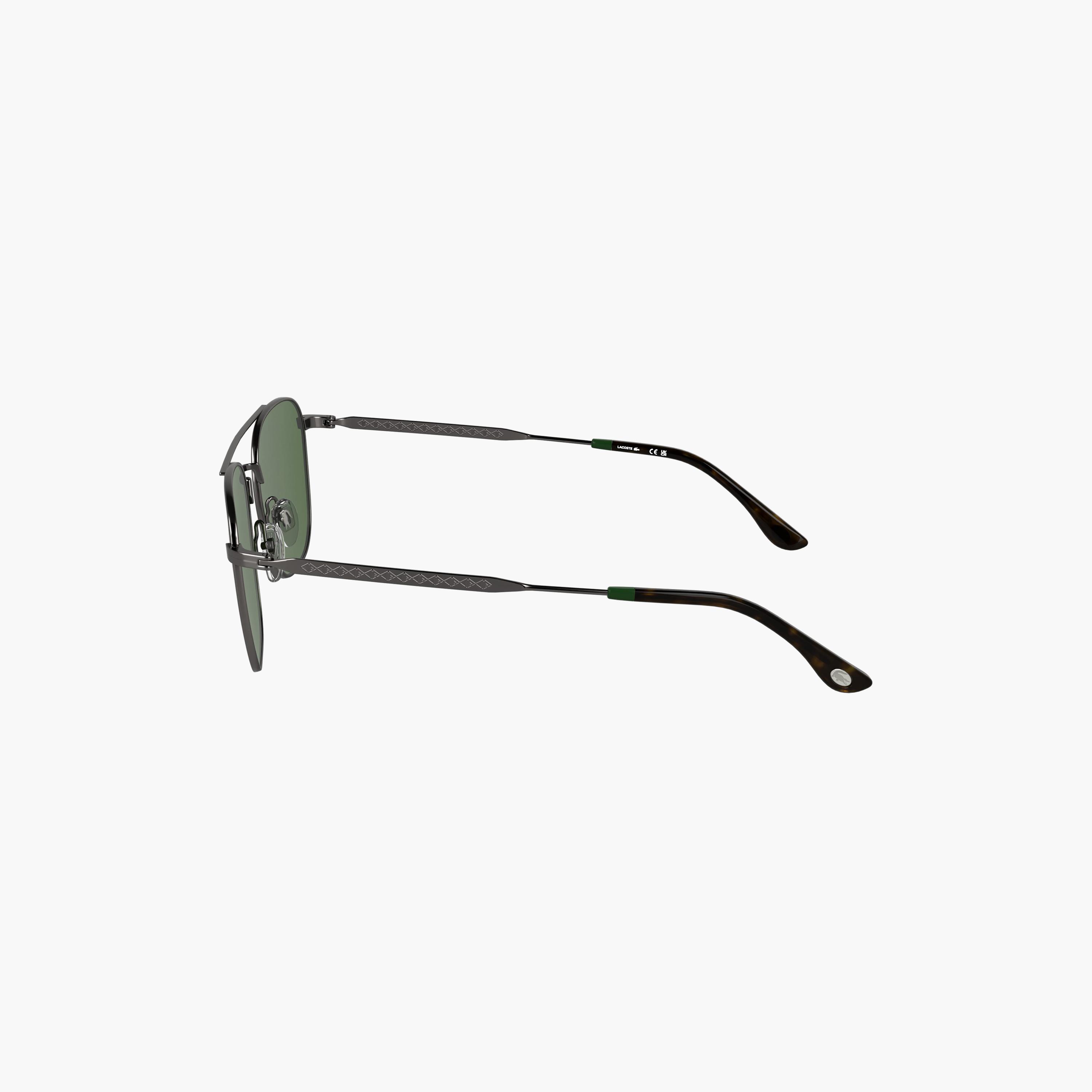 LACOSTE Unisex Aviator Mirror Green Sunglasses | L269S.035-men-sunglasses-image-5