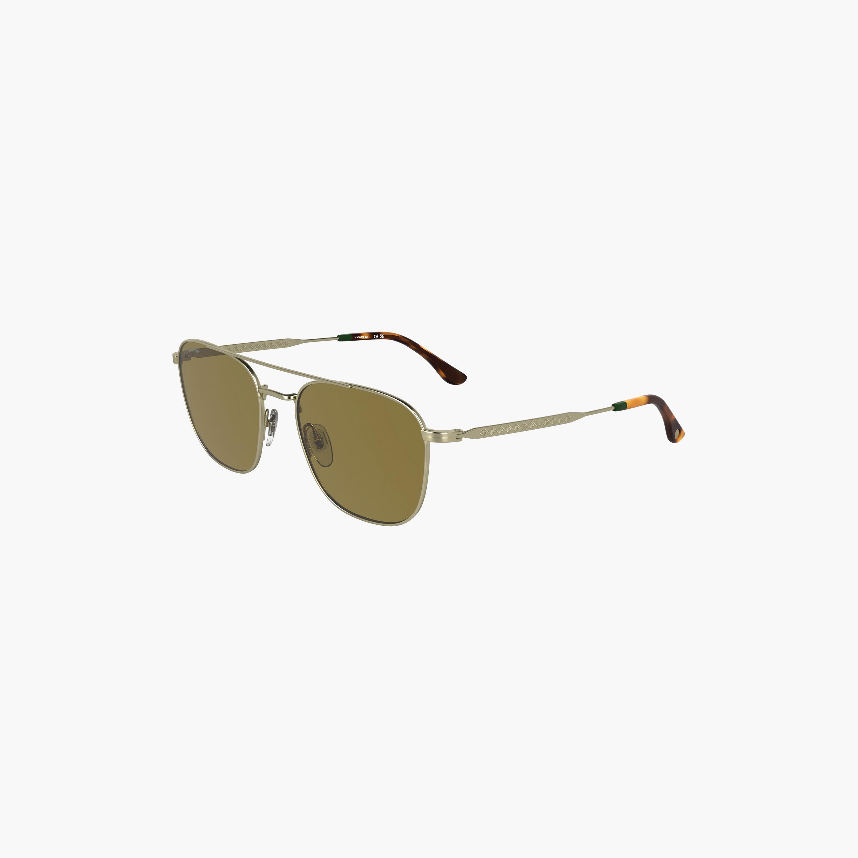 LACOSTE Unisex Aviator Mirror Green Sunglasses | L269S.710-men-sunglasses-image-1